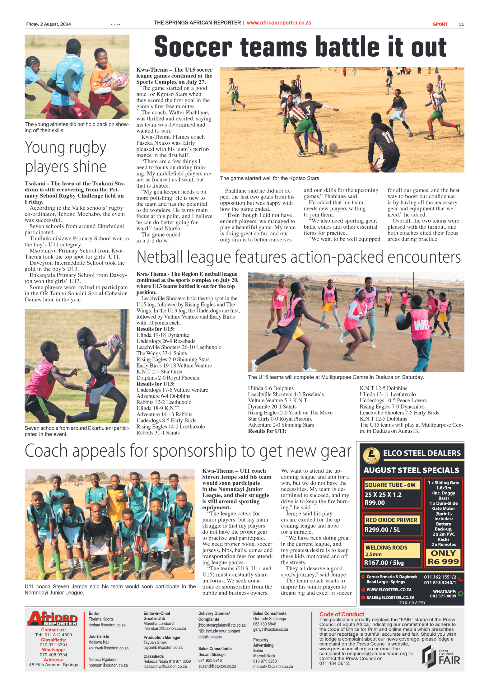 African Reporter 2 August 2024 page 11