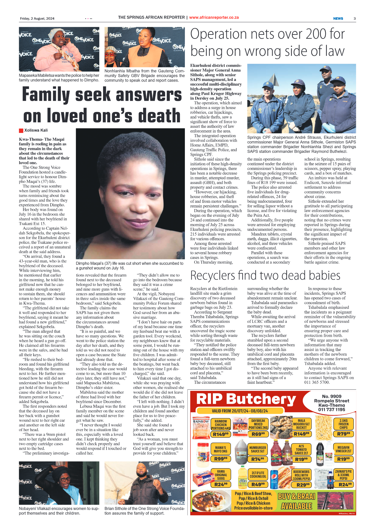 African Reporter 2 August 2024 page 3