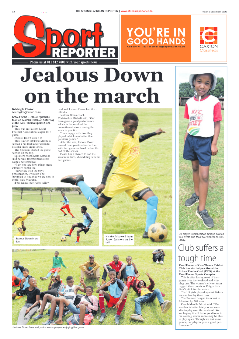 African Reporter 2 Dec 2022 page 12