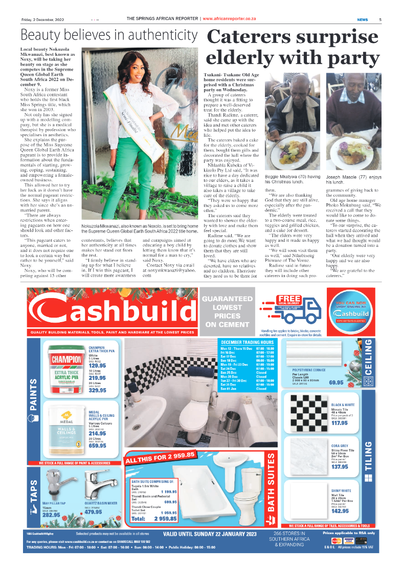 African Reporter 2 Dec 2022 page 5