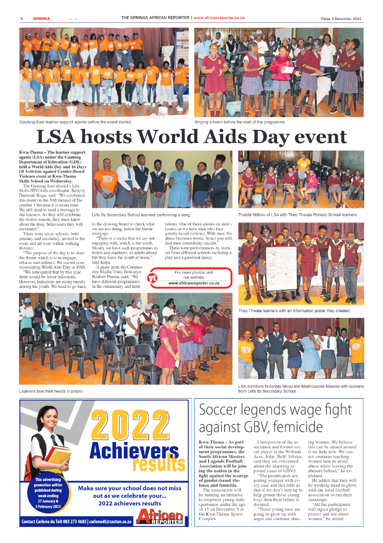 African Reporter 2 Dec 2022 page 6