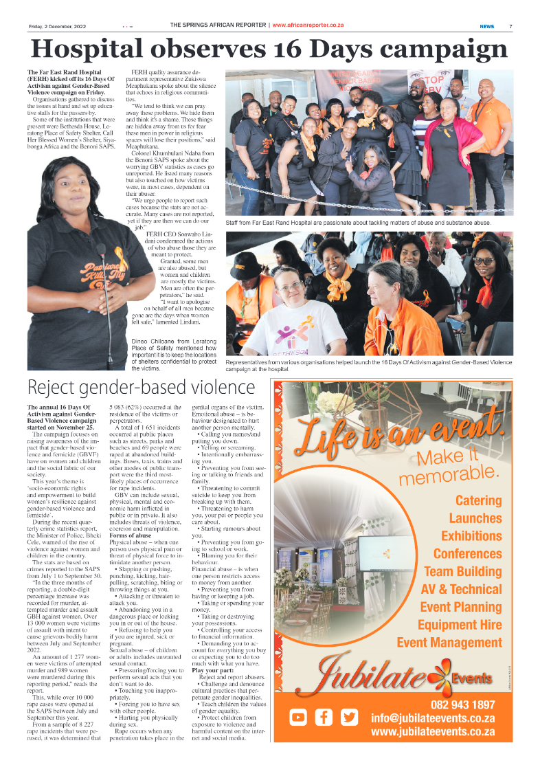 African Reporter 2 Dec 2022 page 7