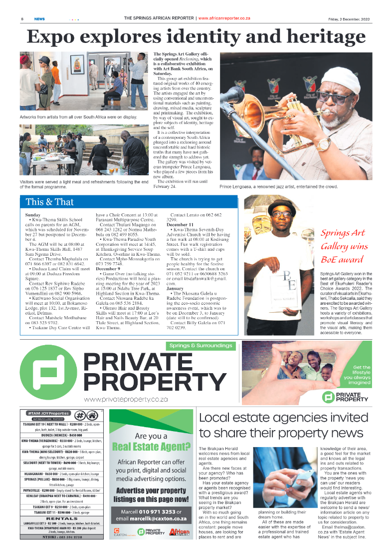 African Reporter 2 Dec 2022 page 8