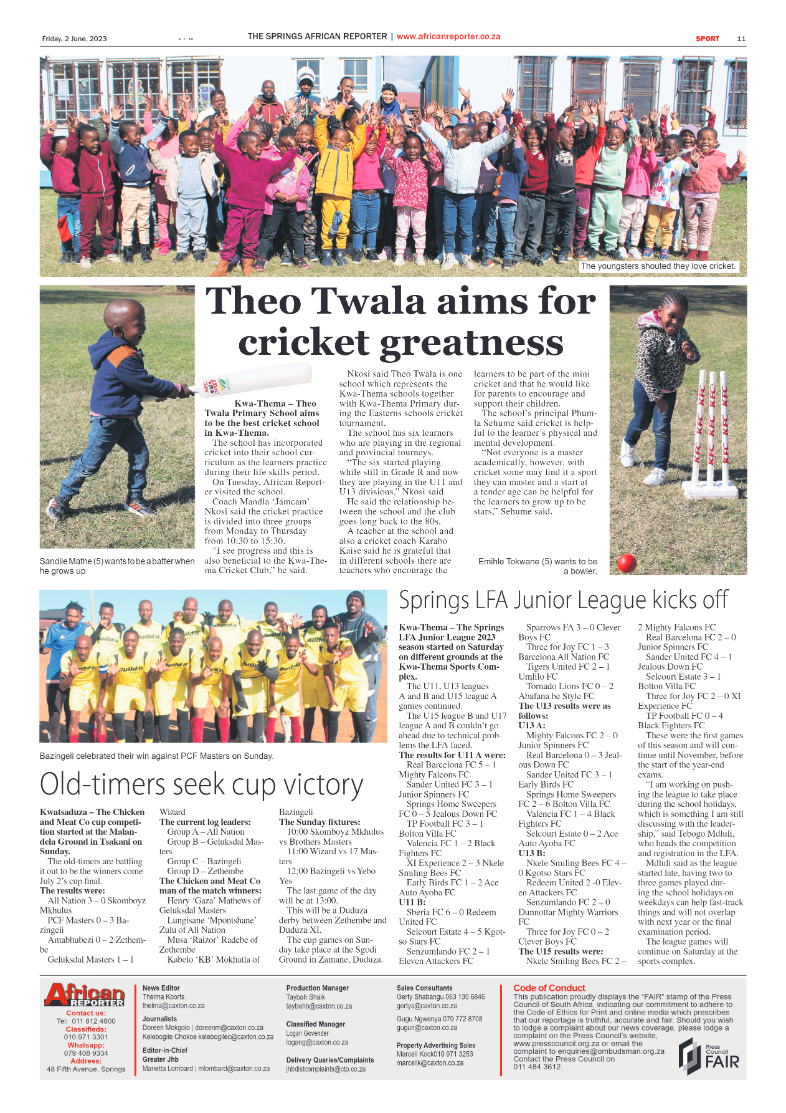 African Reporter 2 June 2023 page 11