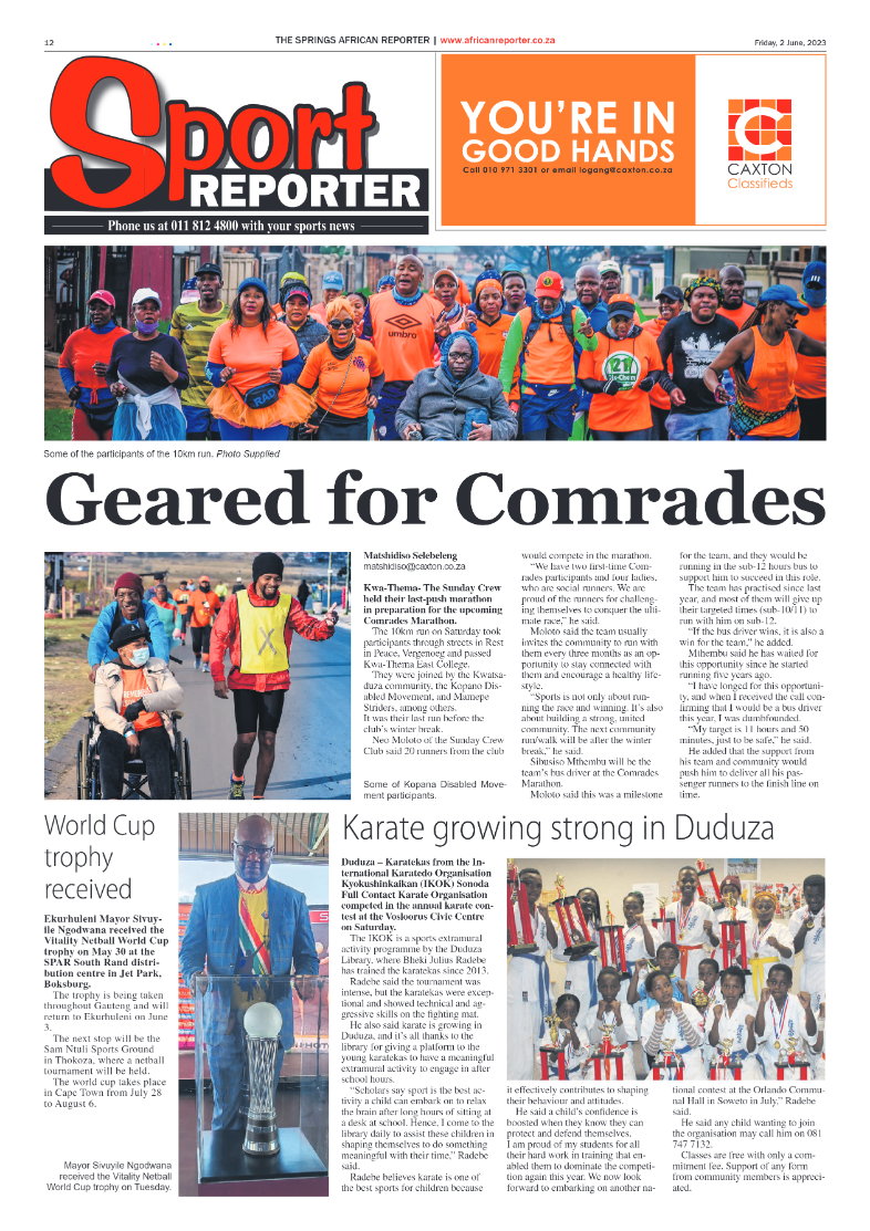 African Reporter 2 June 2023 page 12