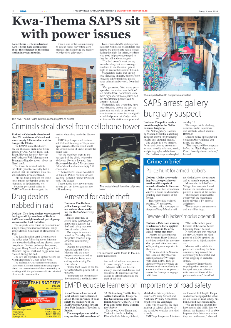 African Reporter 2 June 2023 page 2
