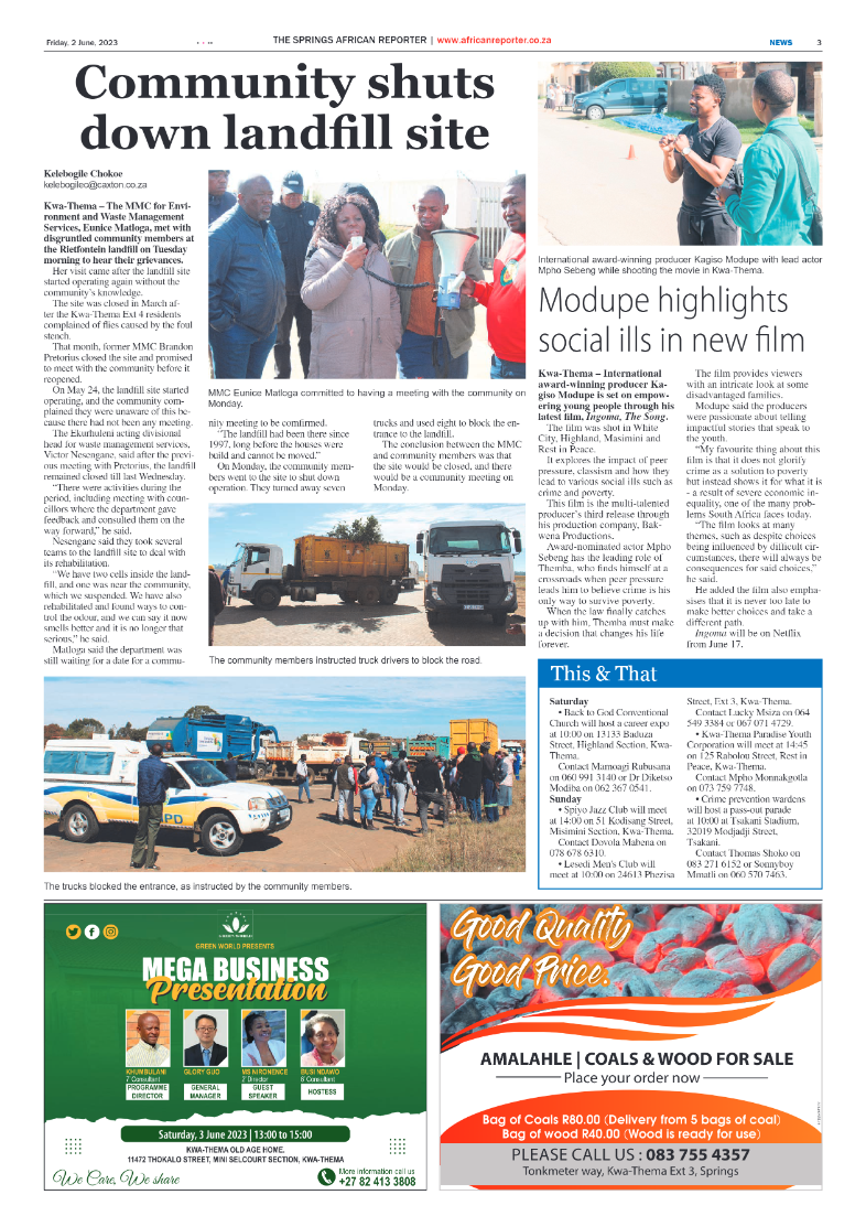 African Reporter 2 June 2023 page 3