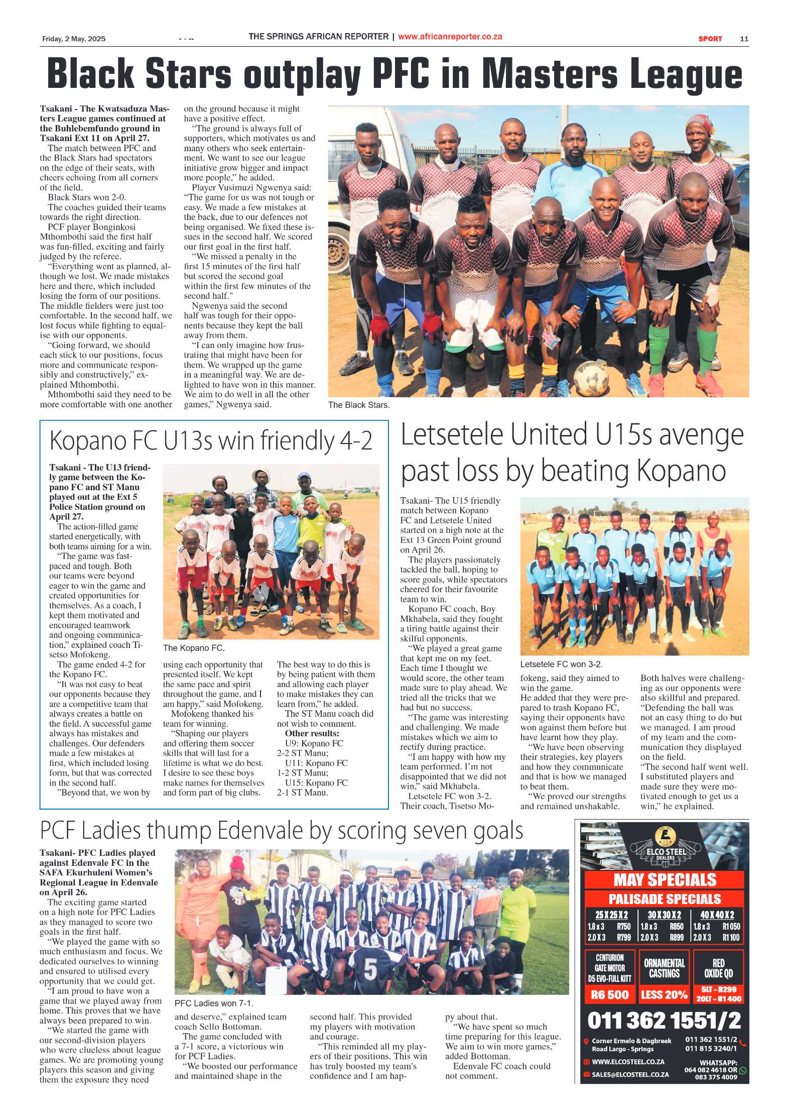 African Reporter 2 May 2025 page 11