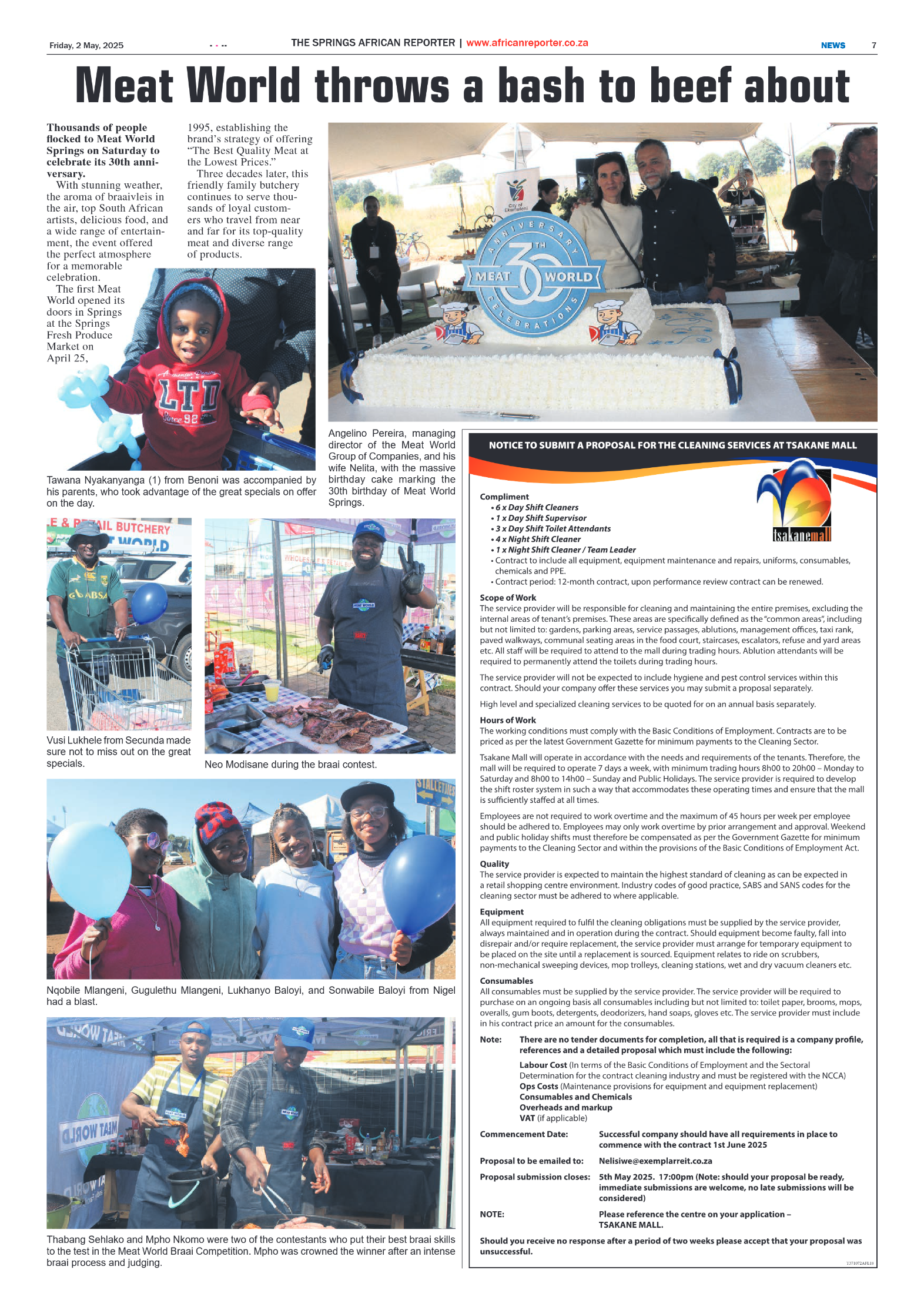 African Reporter 2 May 2025 page 7
