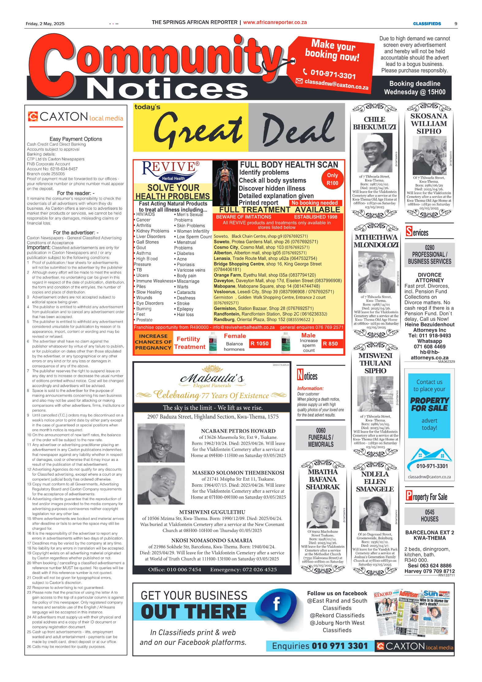 African Reporter 2 May 2025 page 9
