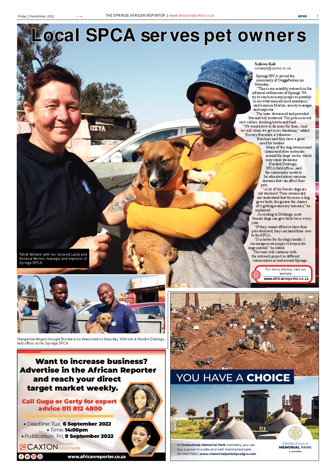 African Reporter 2 Sep 2022 page 7