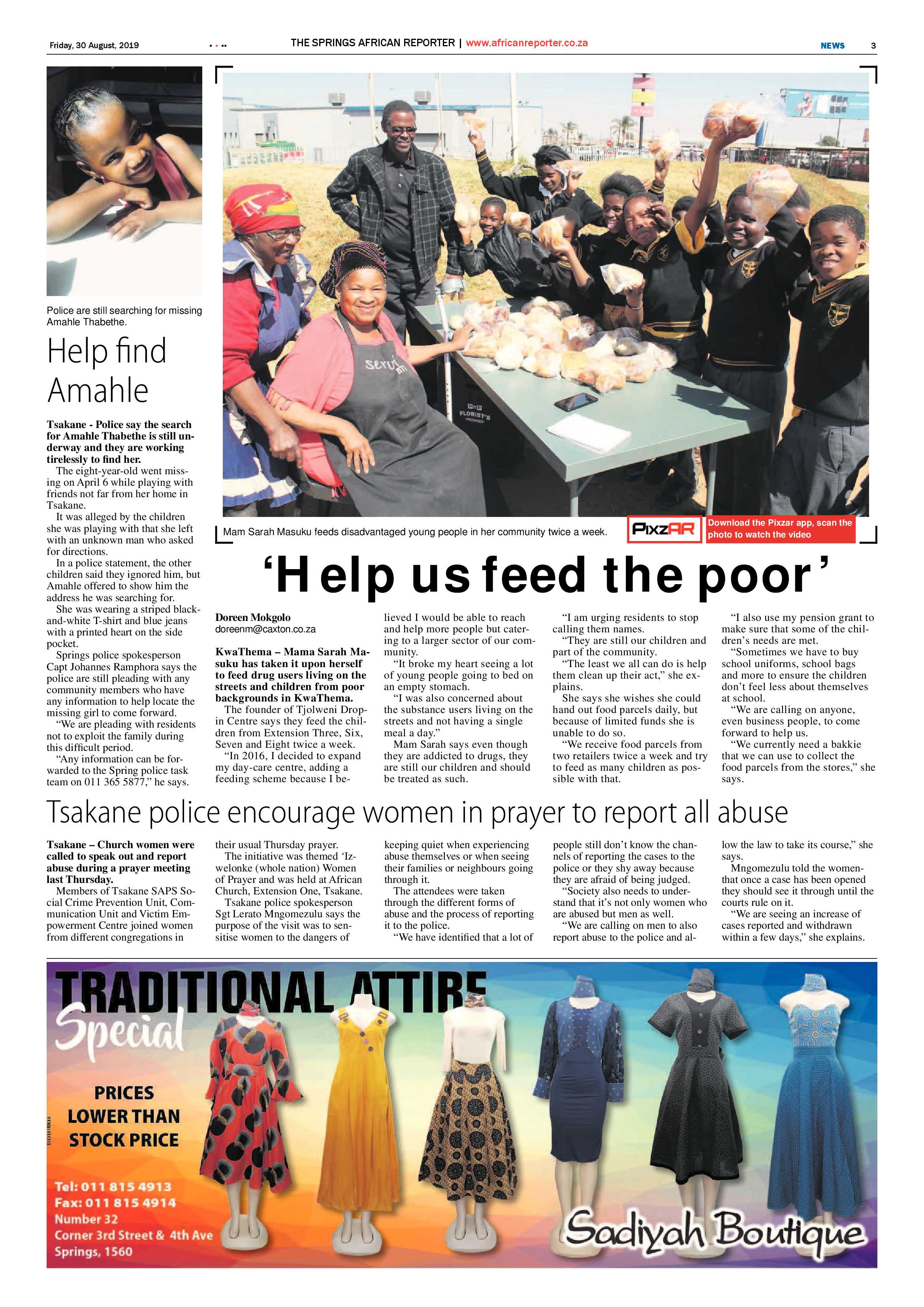 African Reporter 30 August 2019 page 3