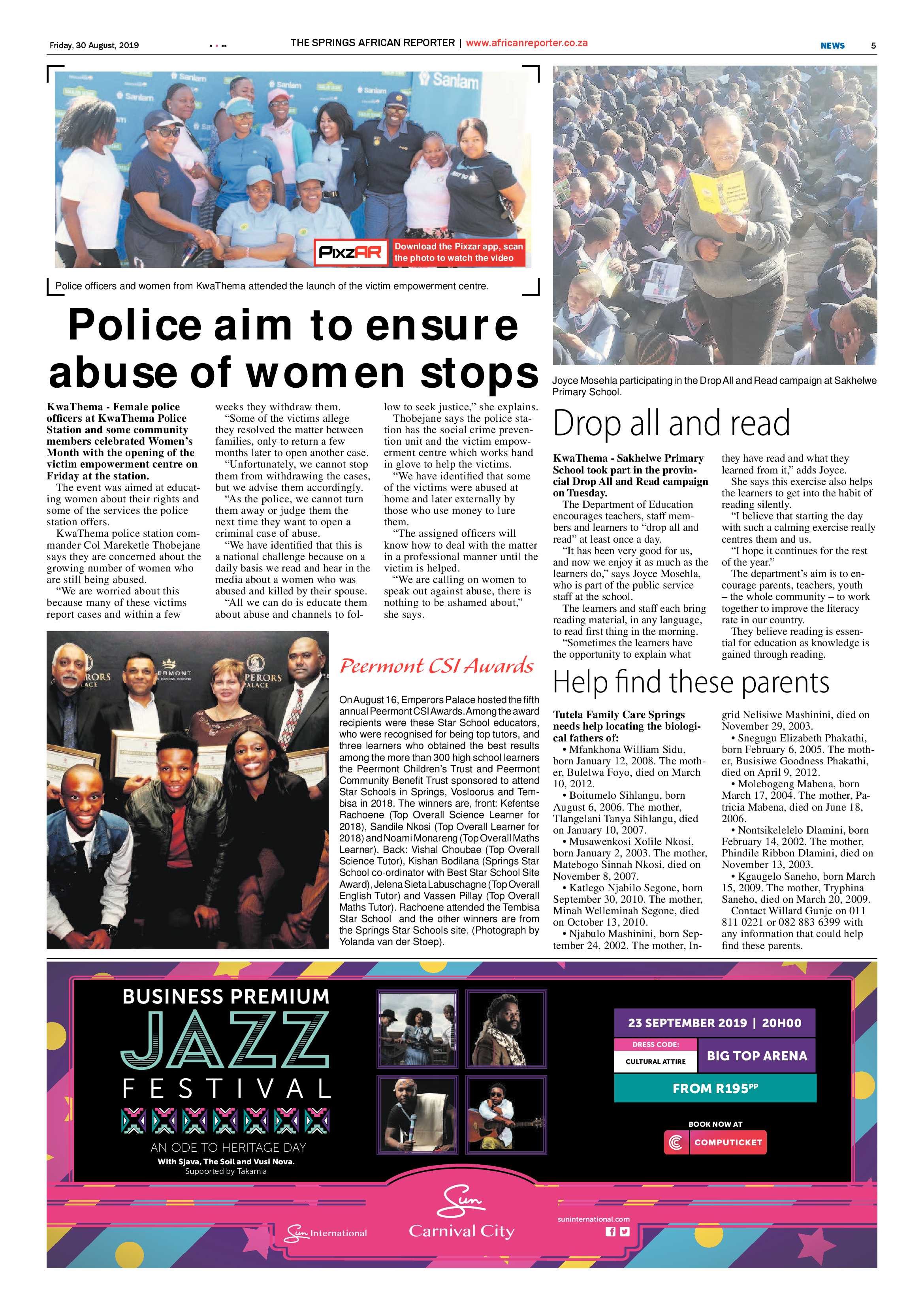 African Reporter 30 August 2019 page 5