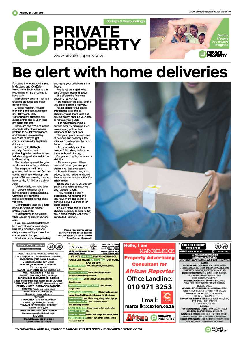 African Reporter 30 July 2021 page 8