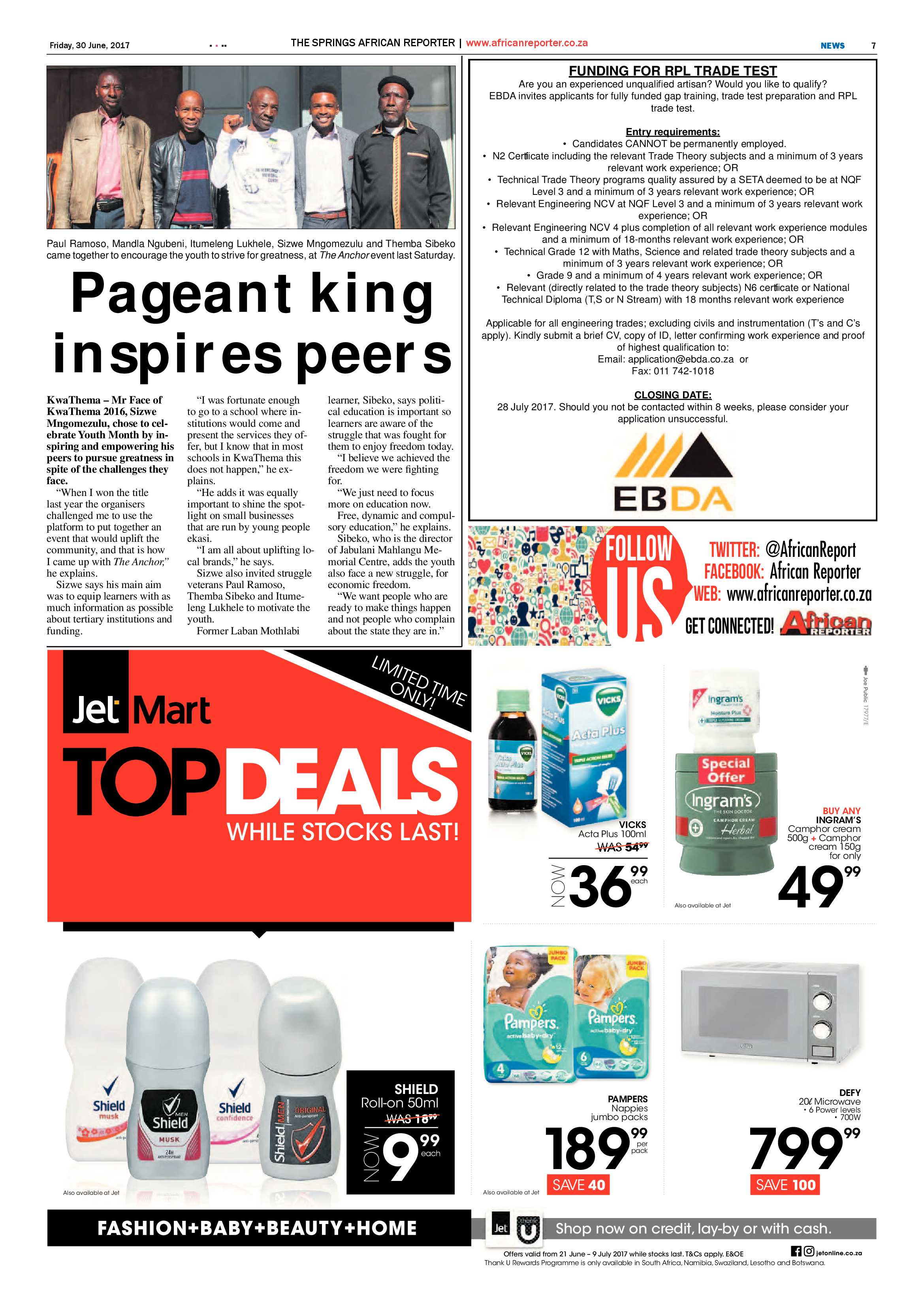 African Reporter 30 June 2017 page 7