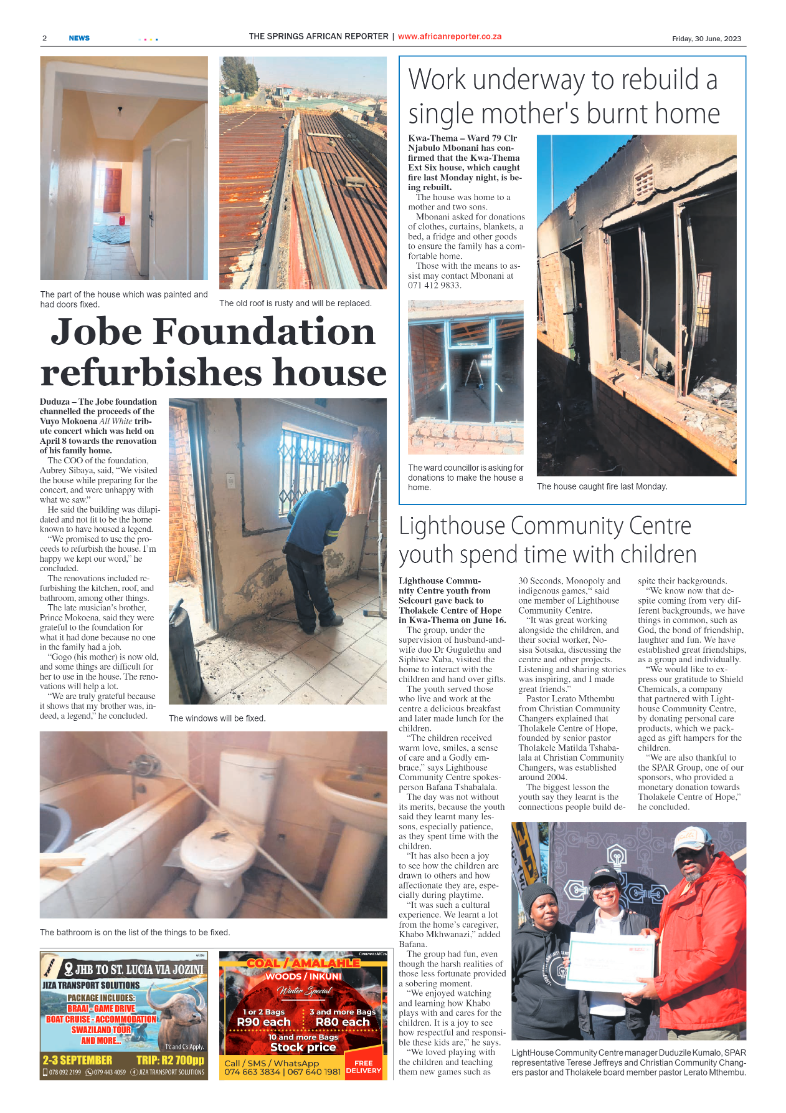 African Reporter 30 June 2023 page 2