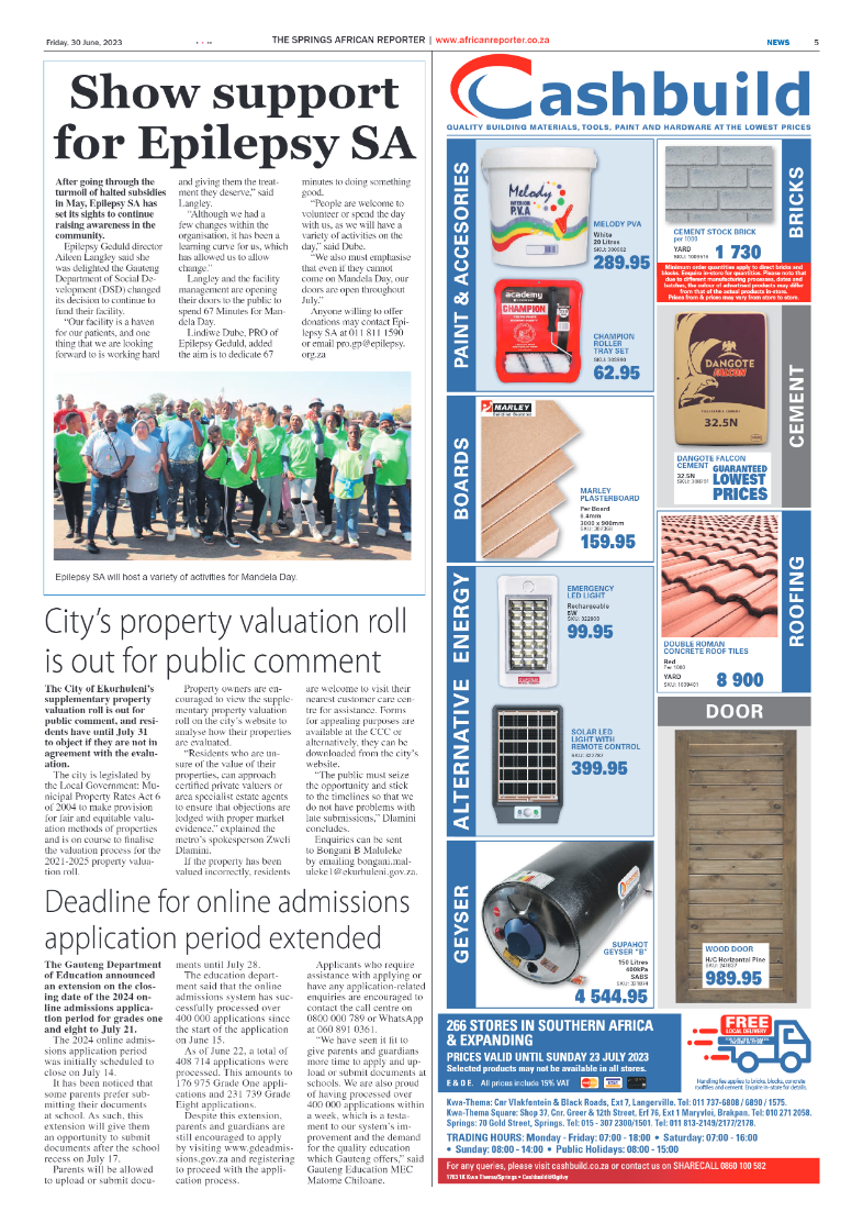 African Reporter 30 June 2023 page 5