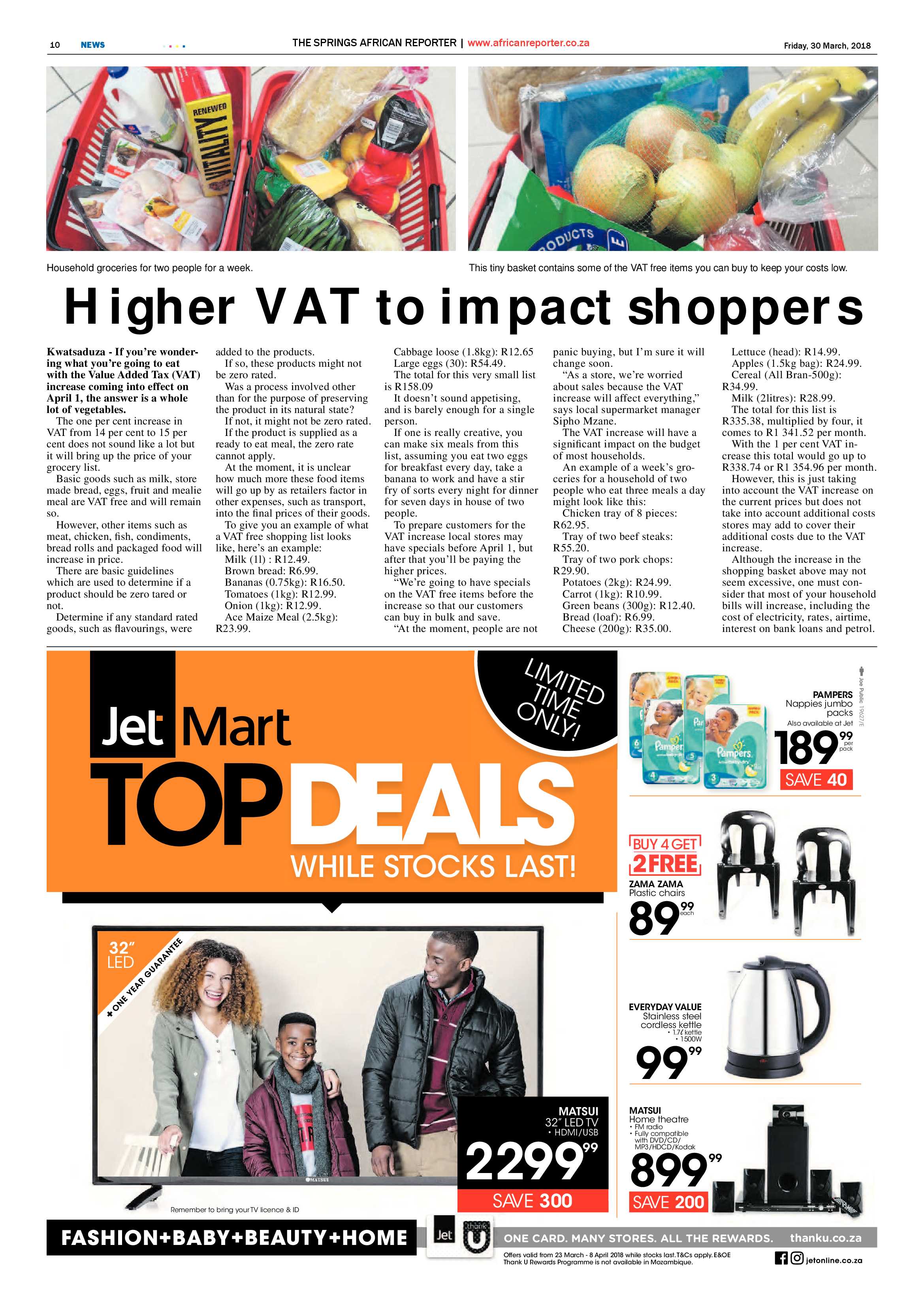 African Reporter 30 March 2018 page 10