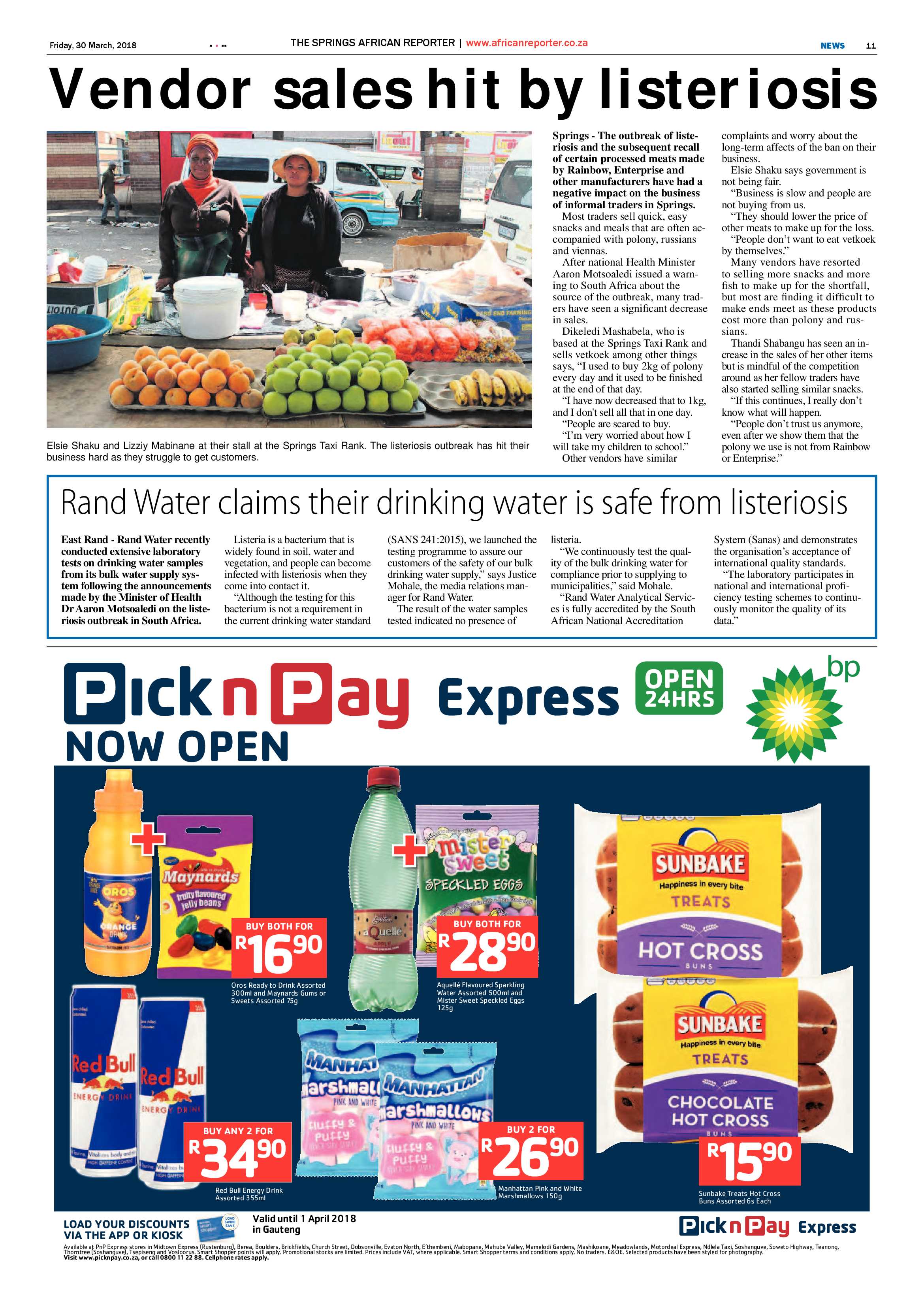 African Reporter 30 March 2018 page 11