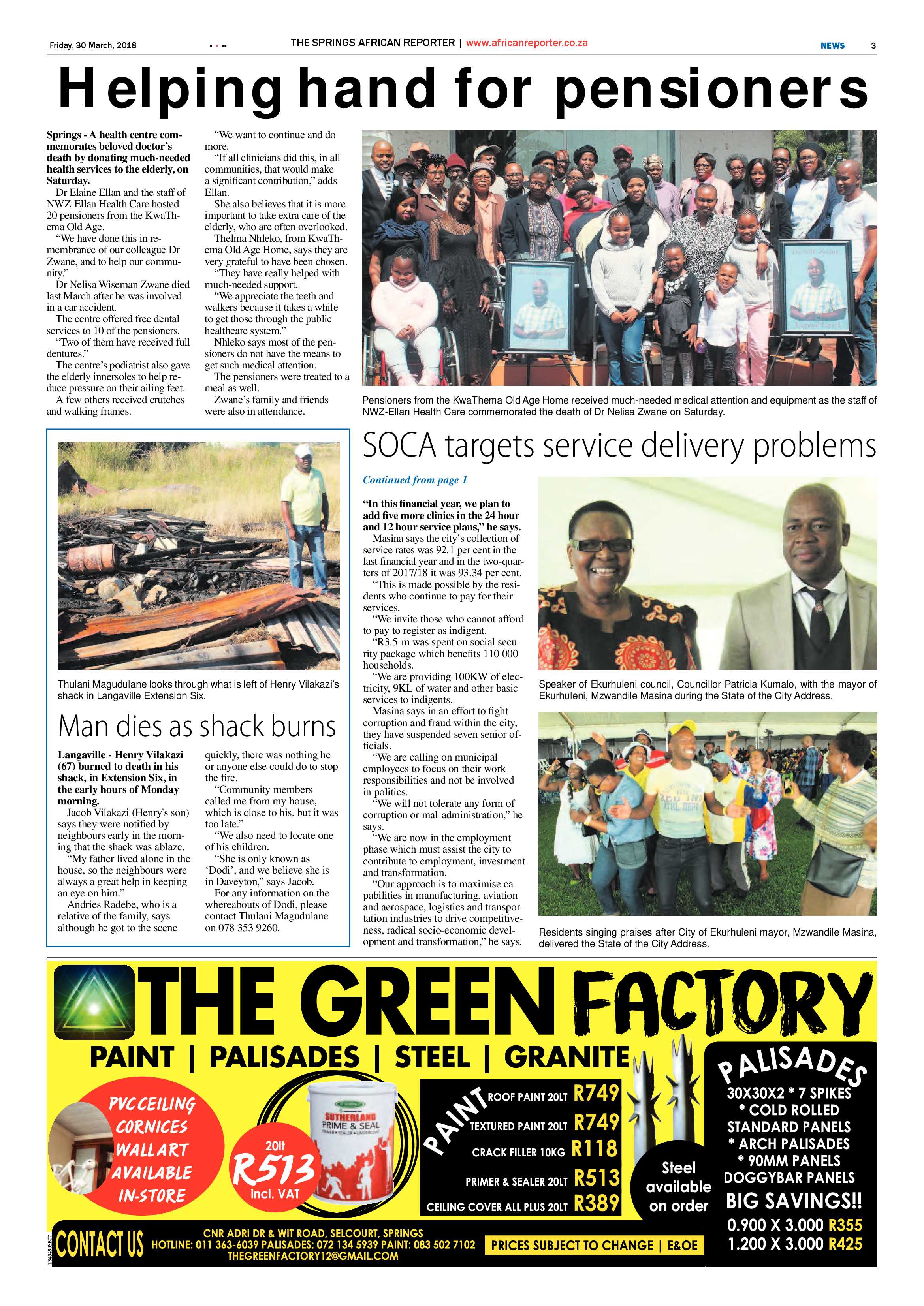 African Reporter 30 March 2018 page 3