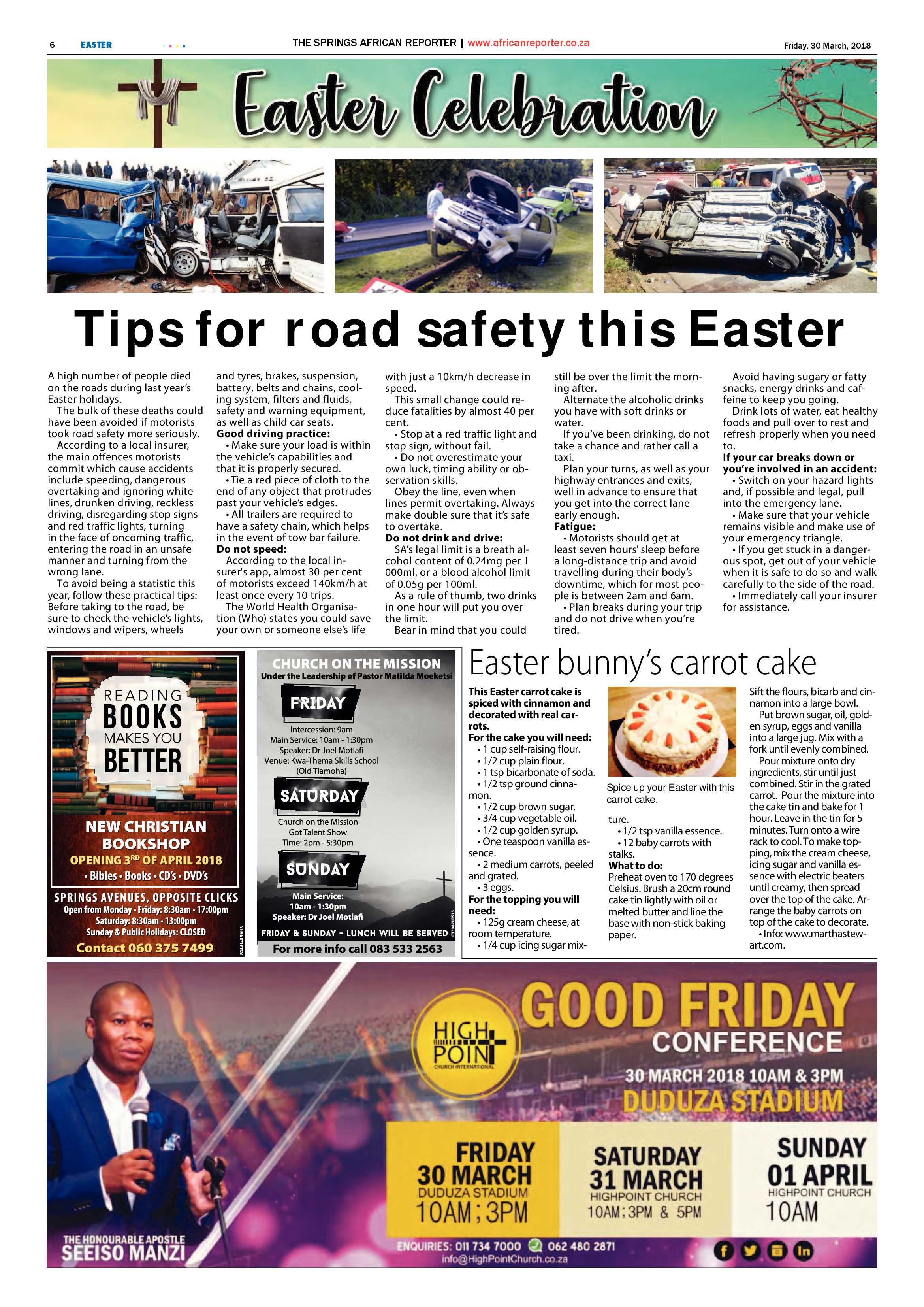 African Reporter 30 March 2018 page 6