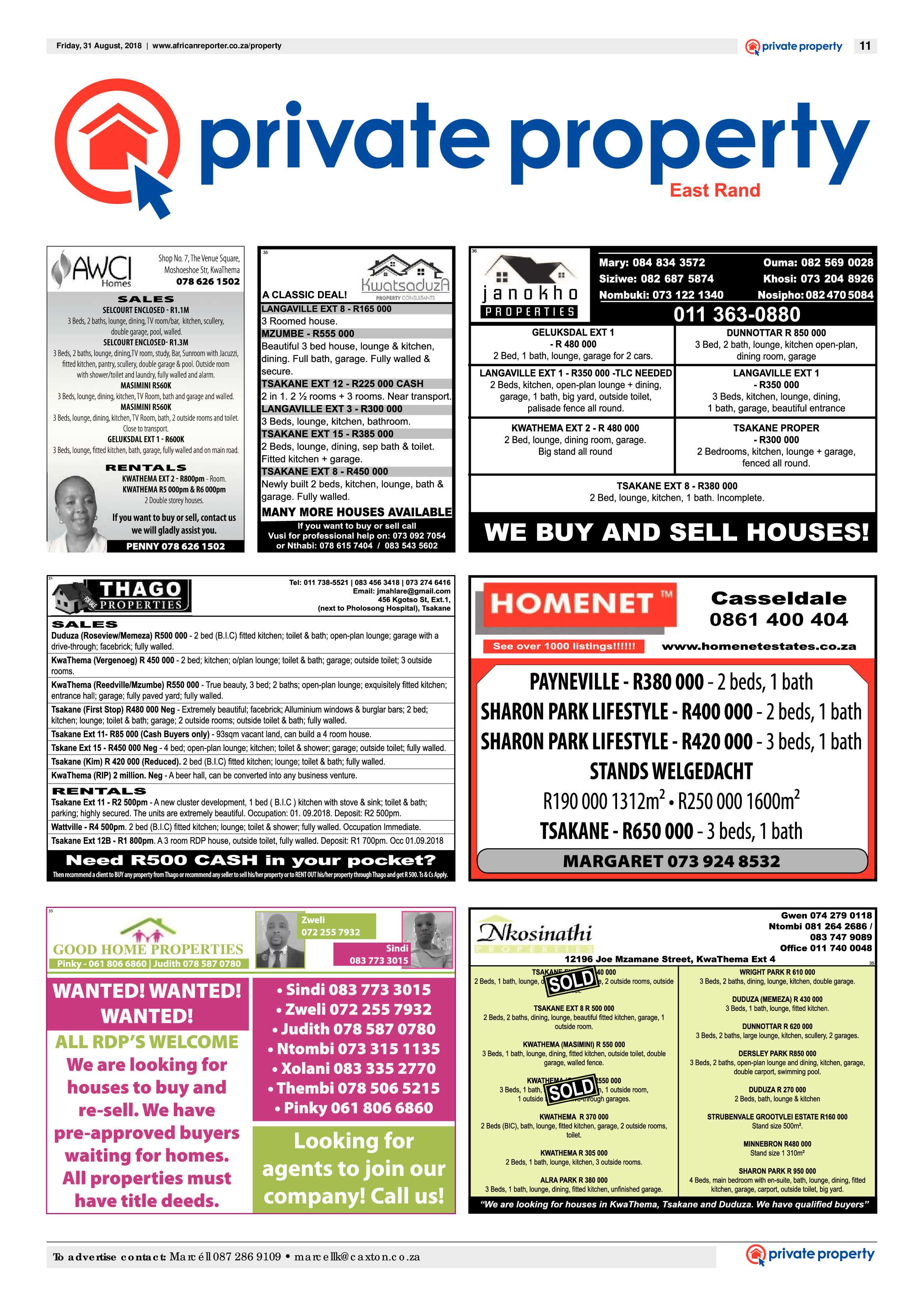 African Reporter 31 August 2018 page 11