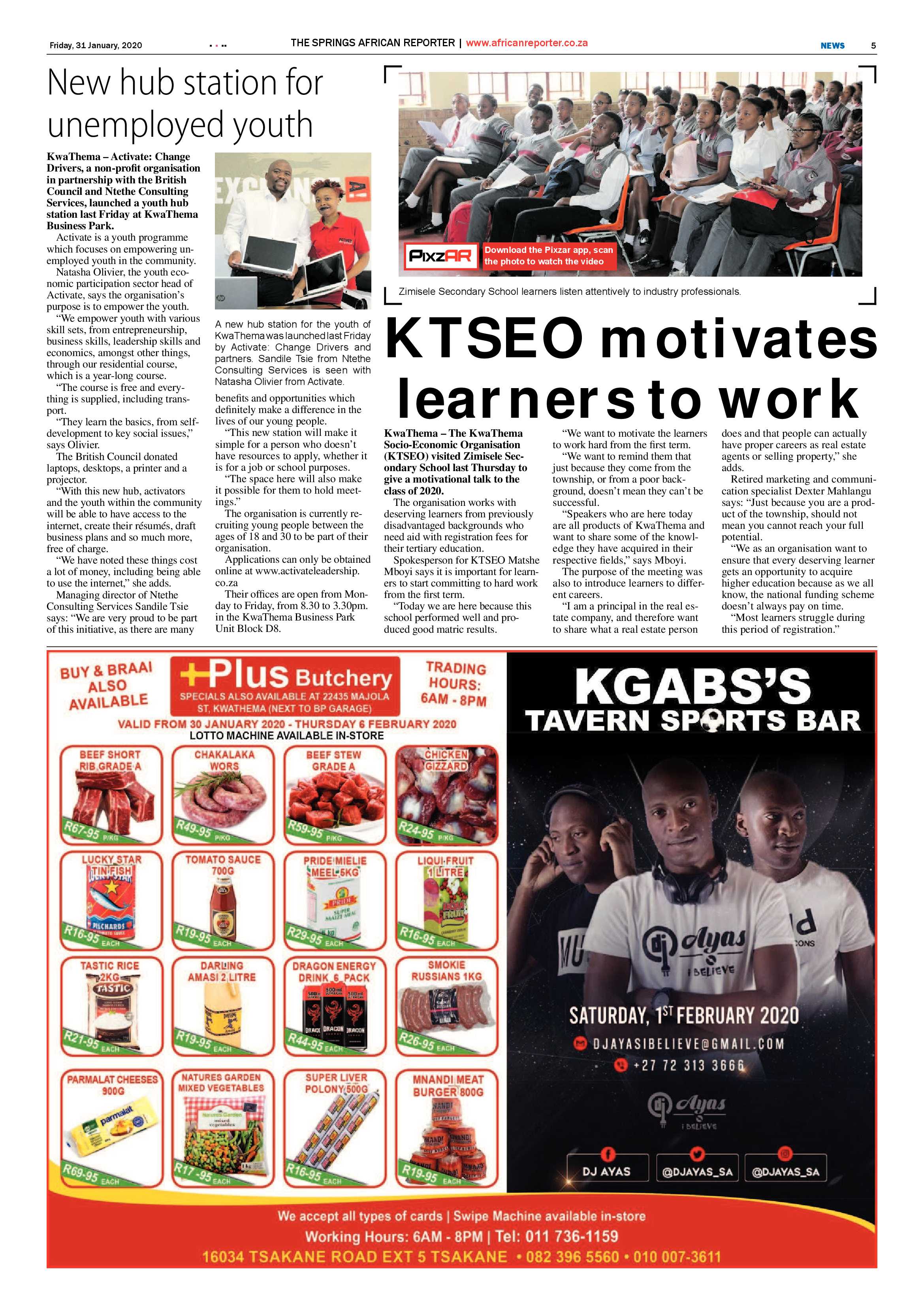 African Reporter 31 January 2020 page 5