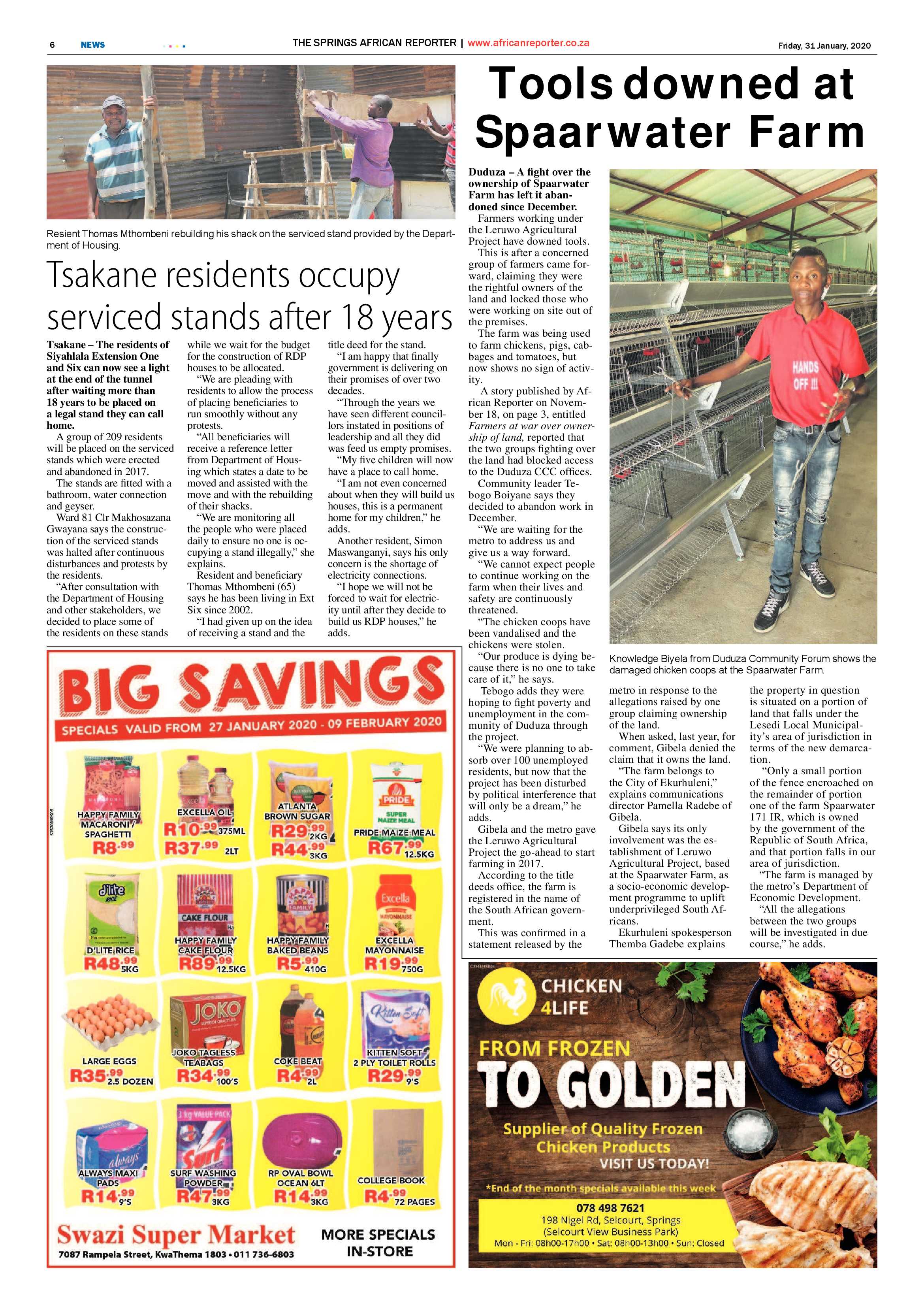 African Reporter 31 January 2020 page 6