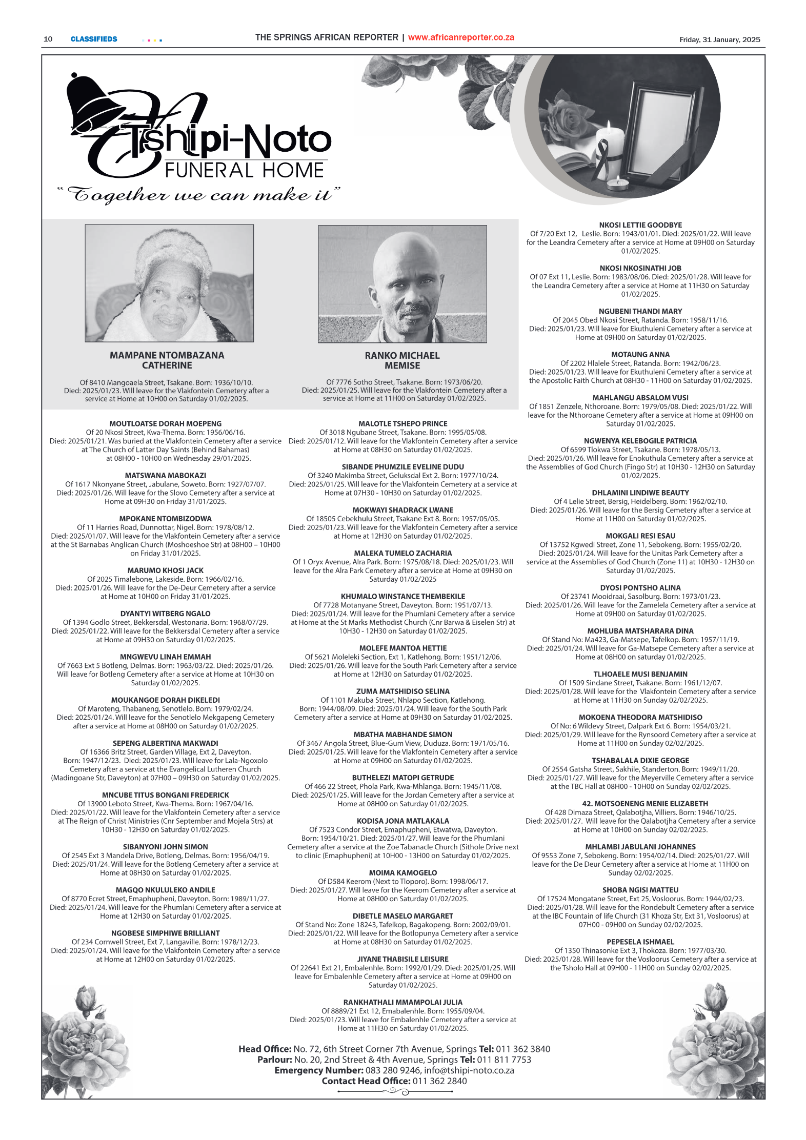 African Reporter 31 January 2025 page 10