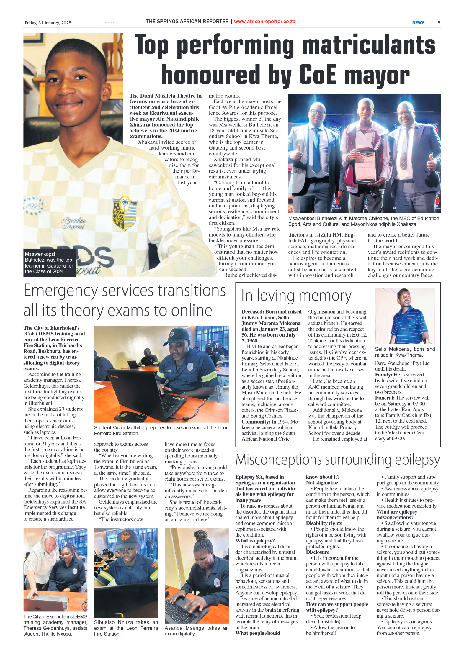 African Reporter 31 January 2025 page 5