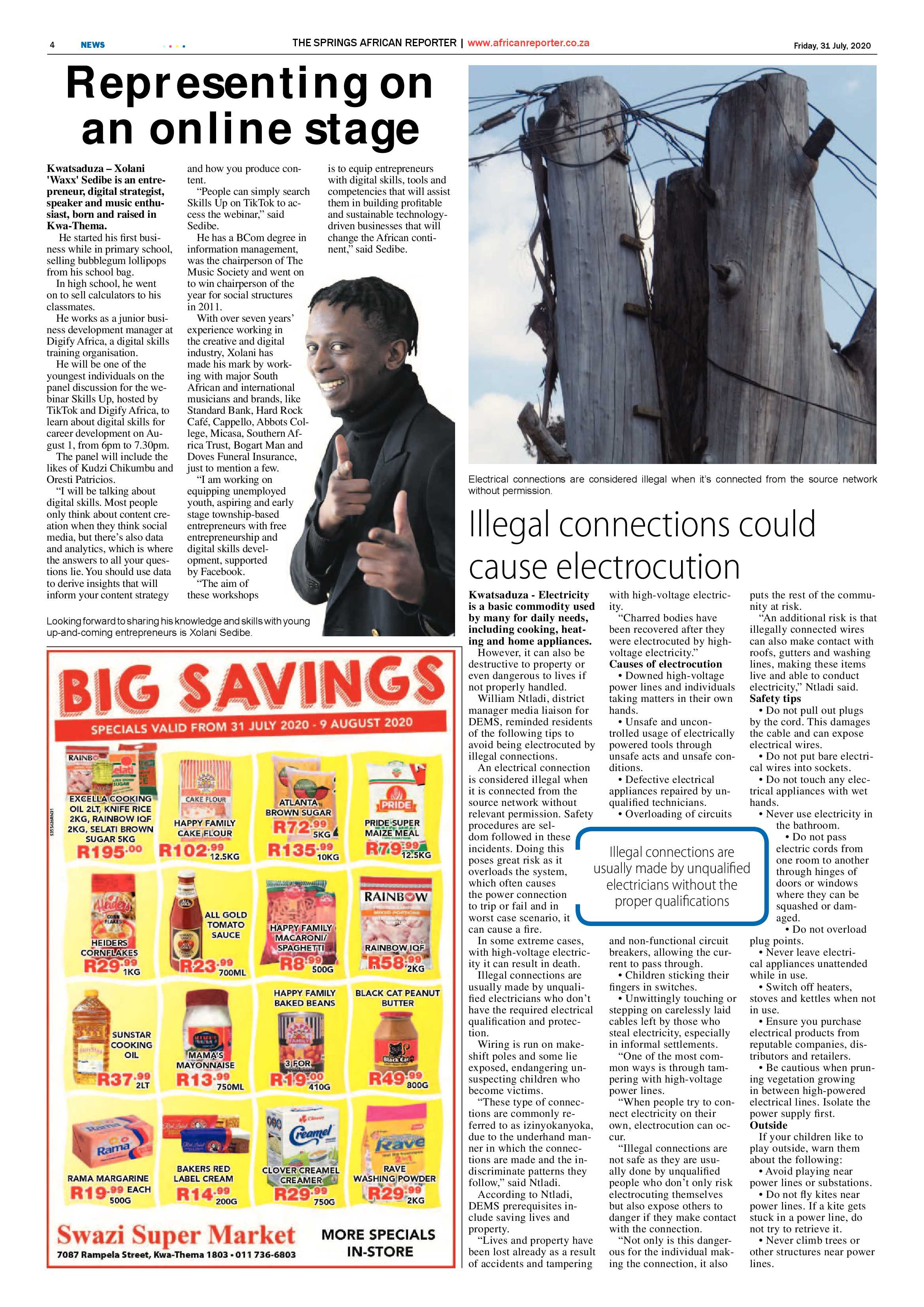 African Reporter 31 July 2020 page 4