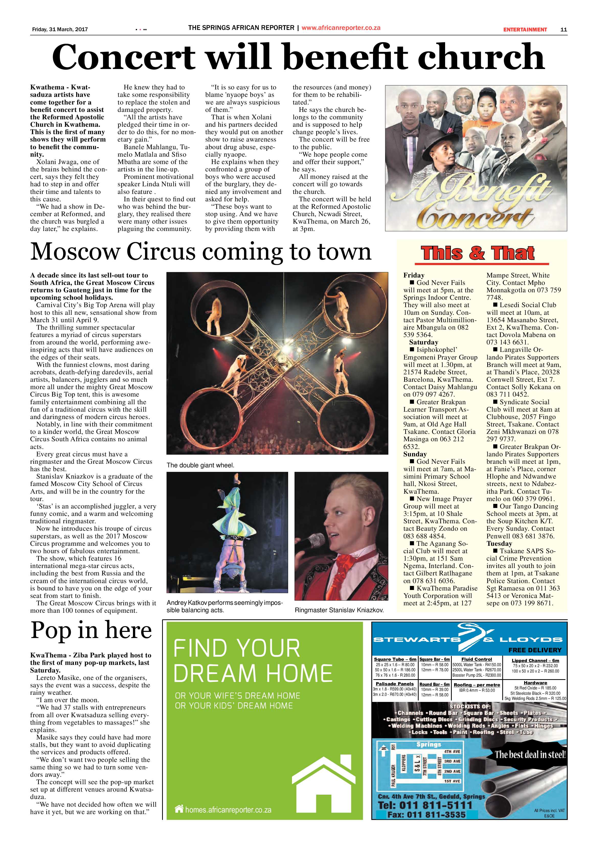 African Reporter 31 March 2017 page 11