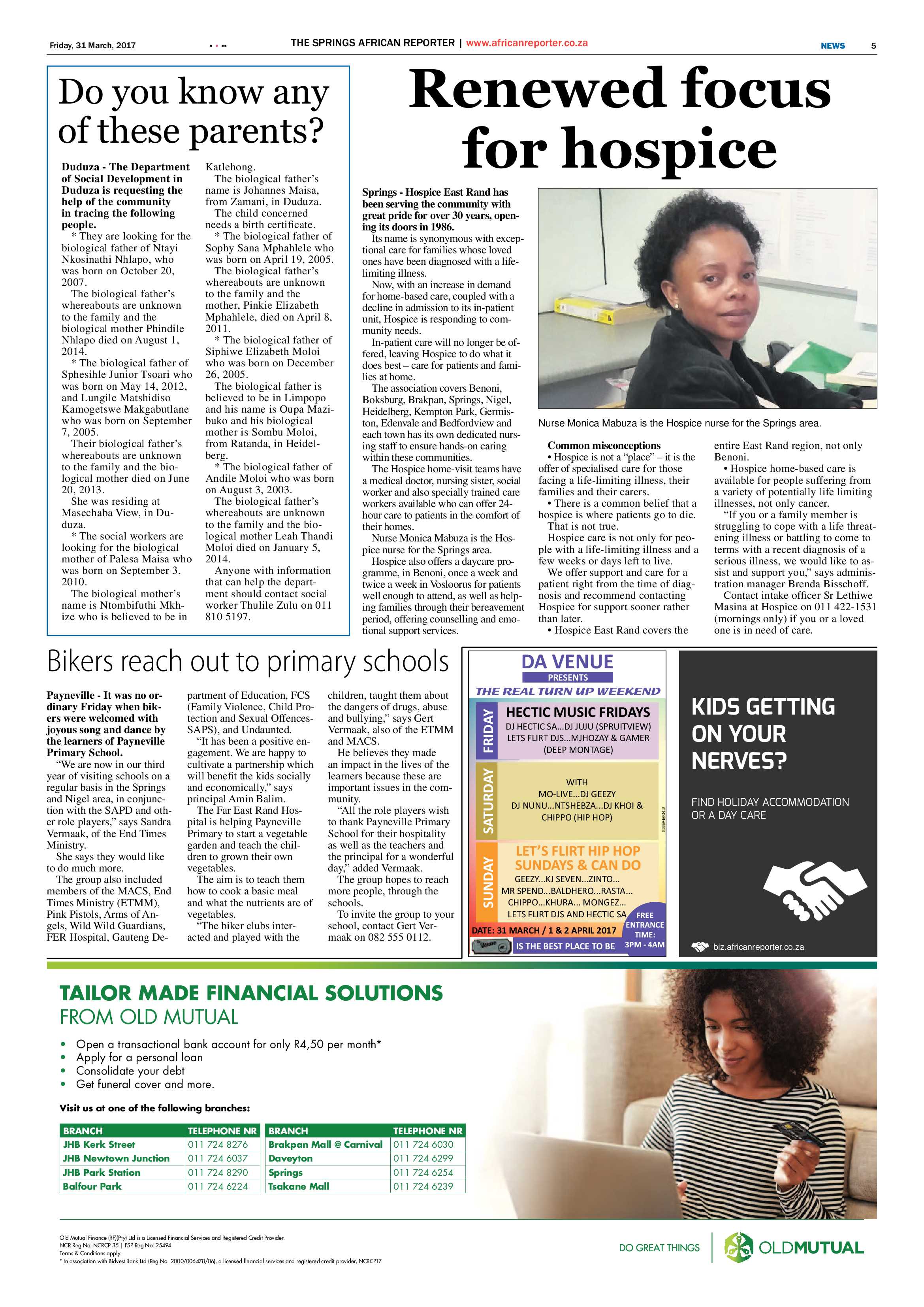 African Reporter 31 March 2017 page 5