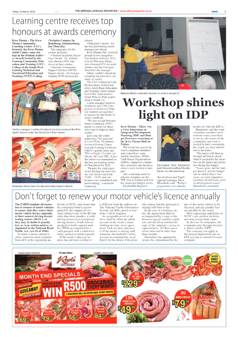 African Reporter 31 March 2023 page 3
