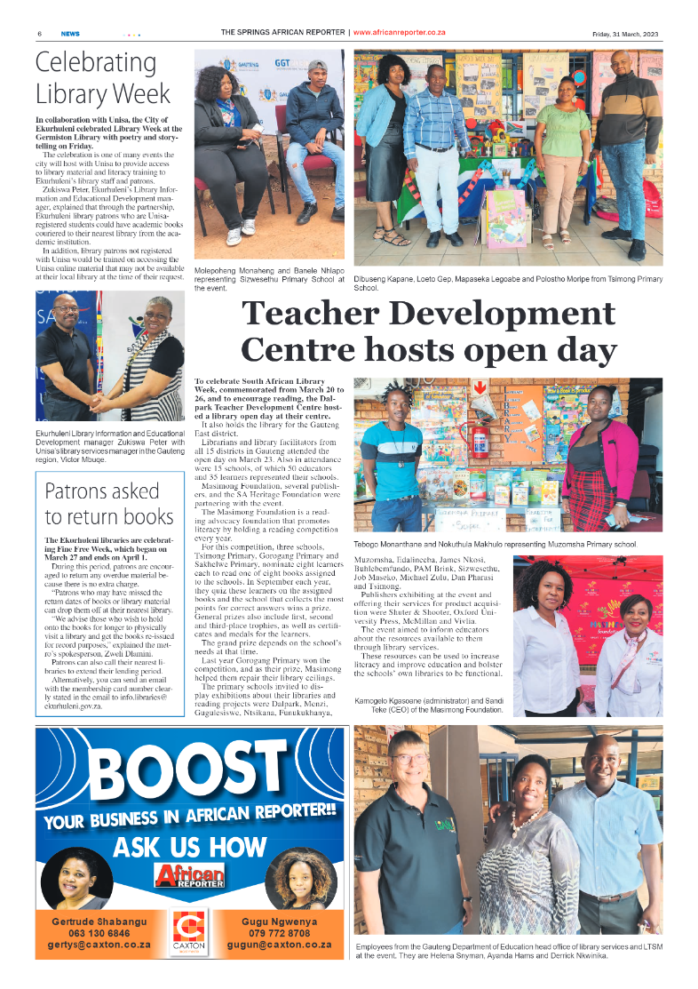 African Reporter 31 March 2023 page 6