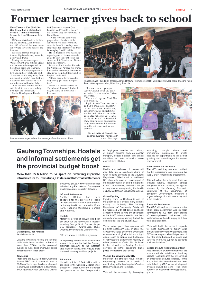 African Reporter 31 March 2023 page 7