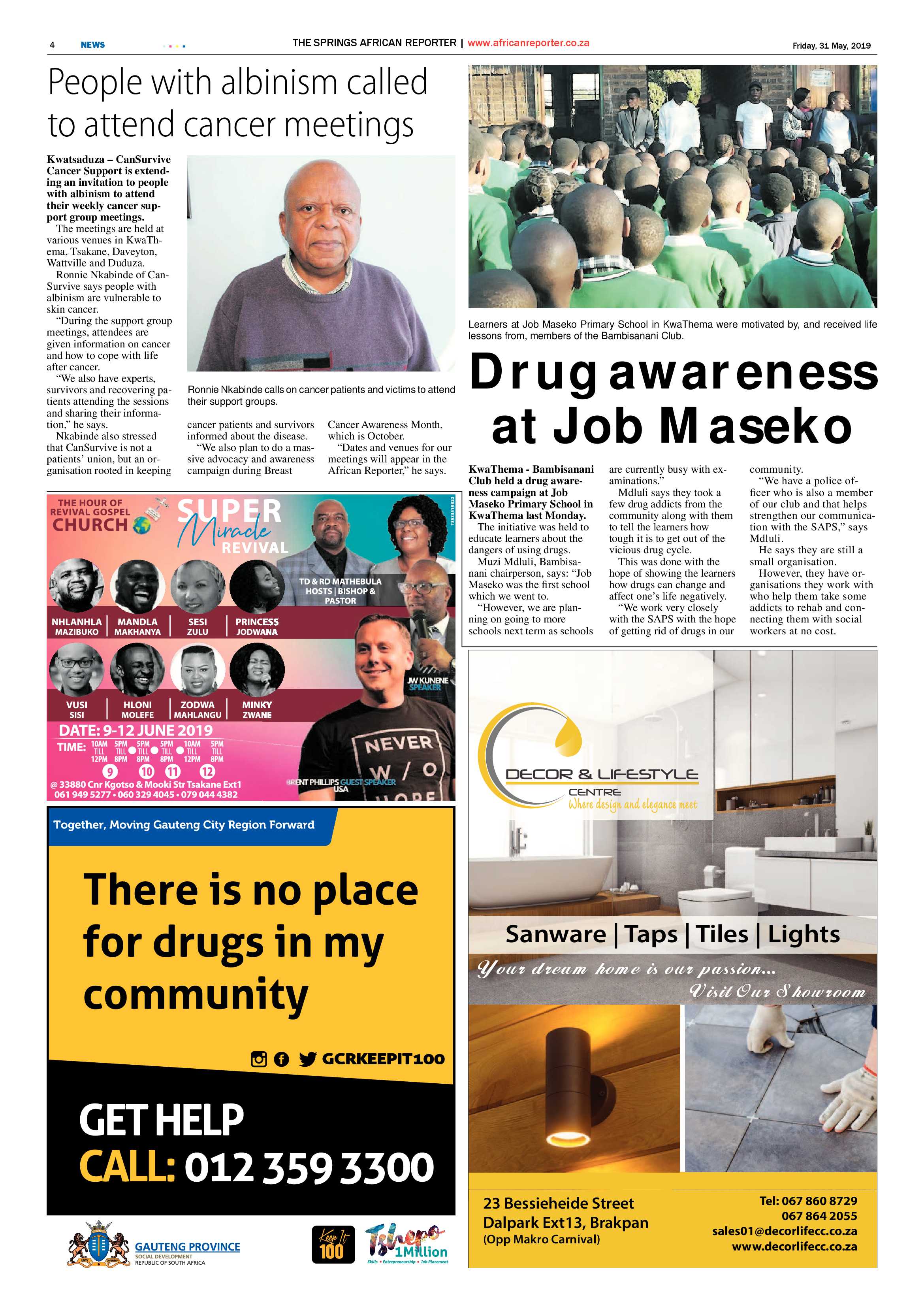African Reporter 31 May 2019 page 4