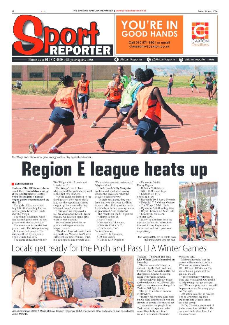 African Reporter 31 May 2024 page 12
