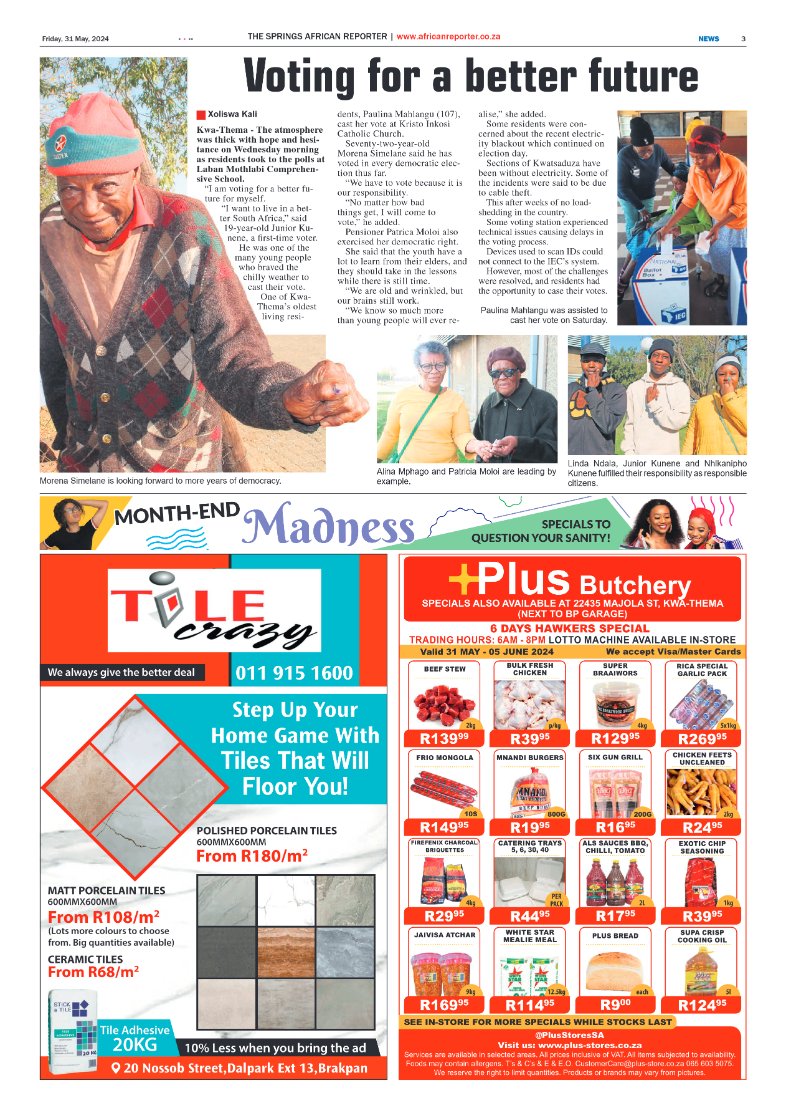 African Reporter 31 May 2024 page 3