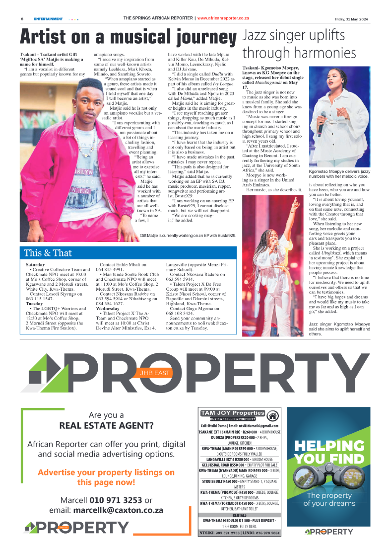 African Reporter 31 May 2024 page 8