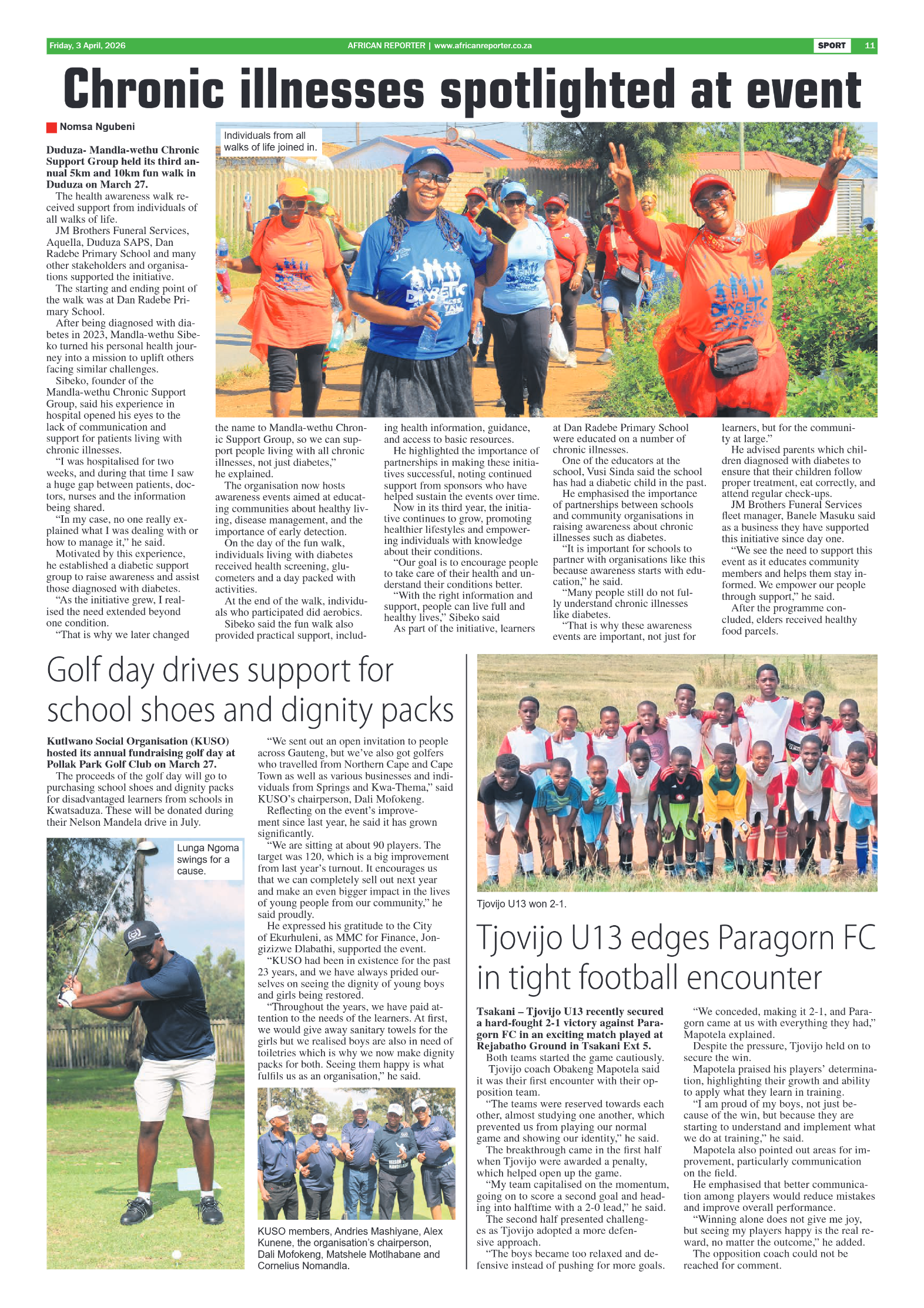 African Reporter 3 April 2026 page 11