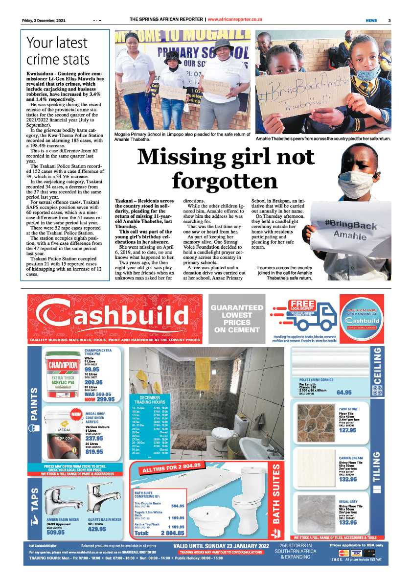 African Reporter 3 December 2021 page 3