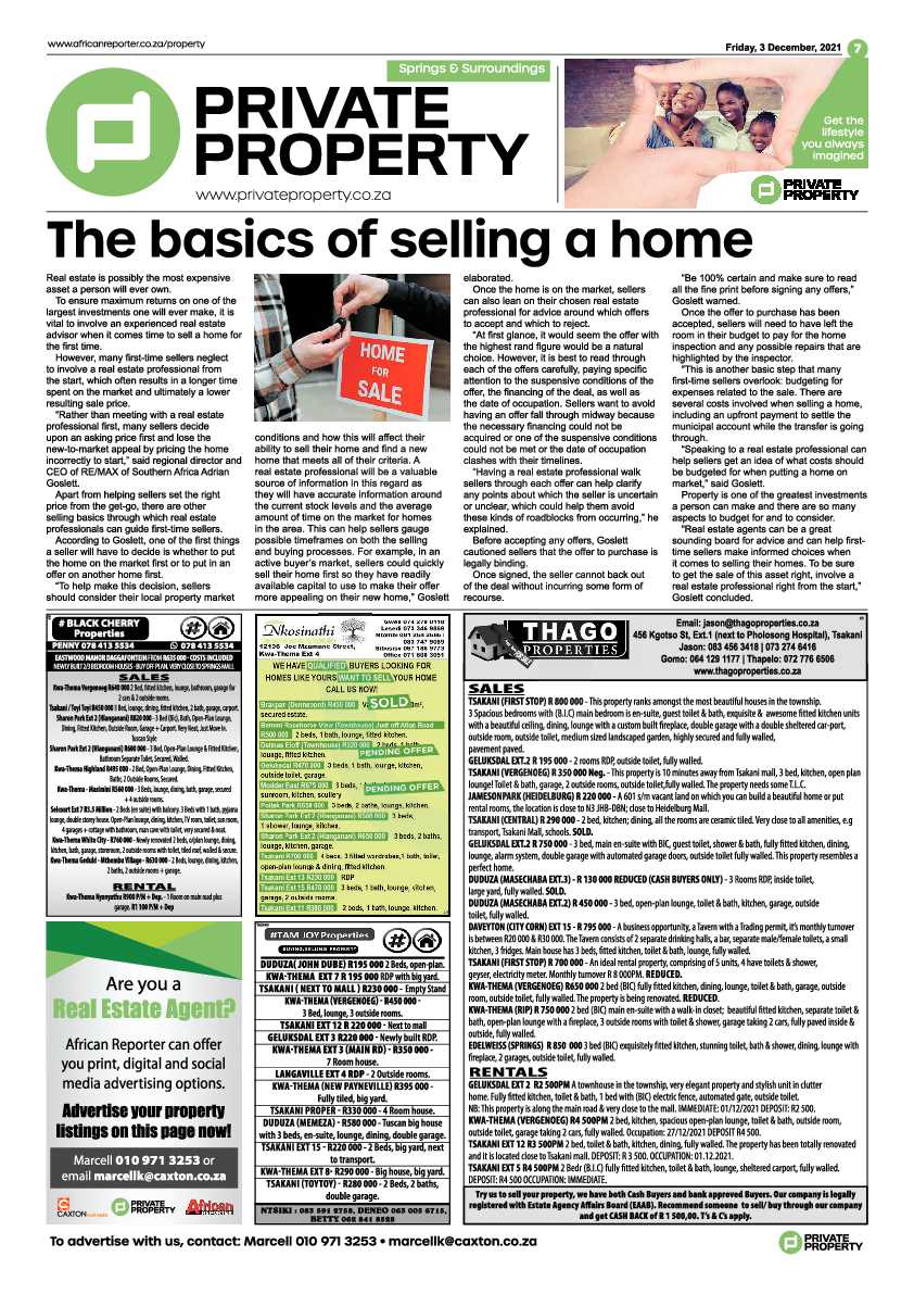African Reporter 3 December 2021 page 7
