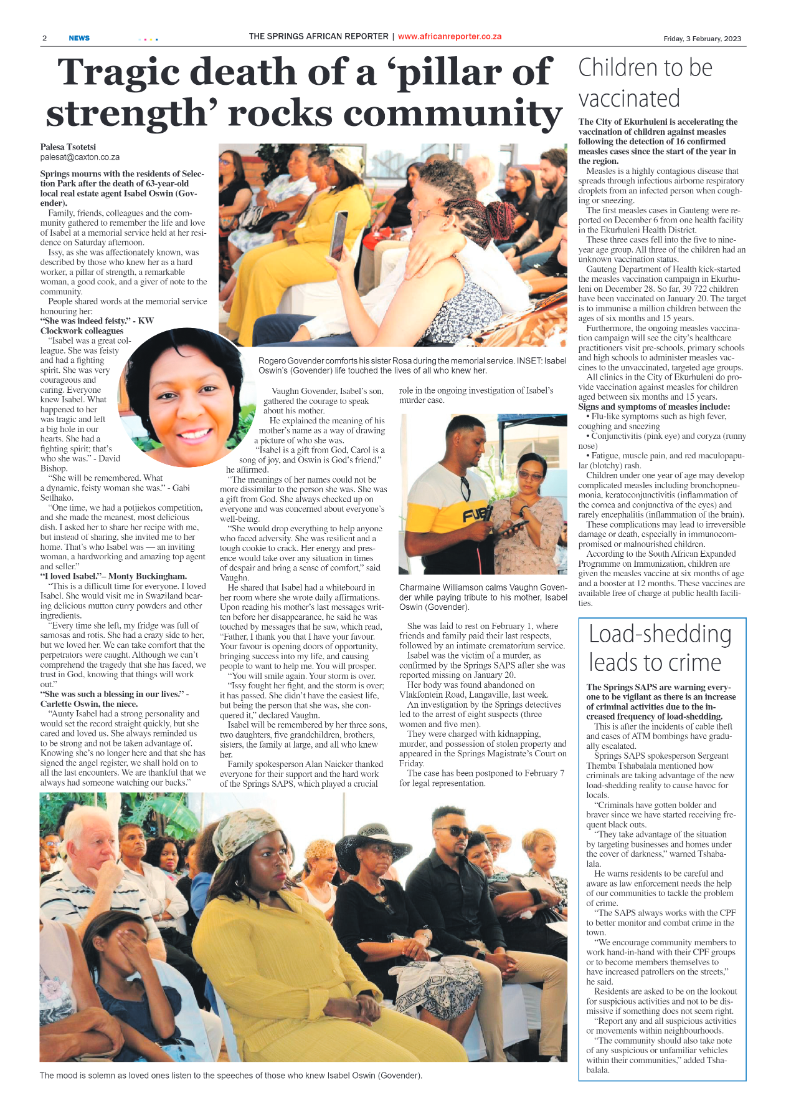 African Reporter 3 February 2023 page 2