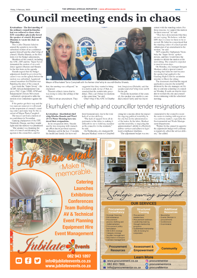 African Reporter 3 February 2023 page 7