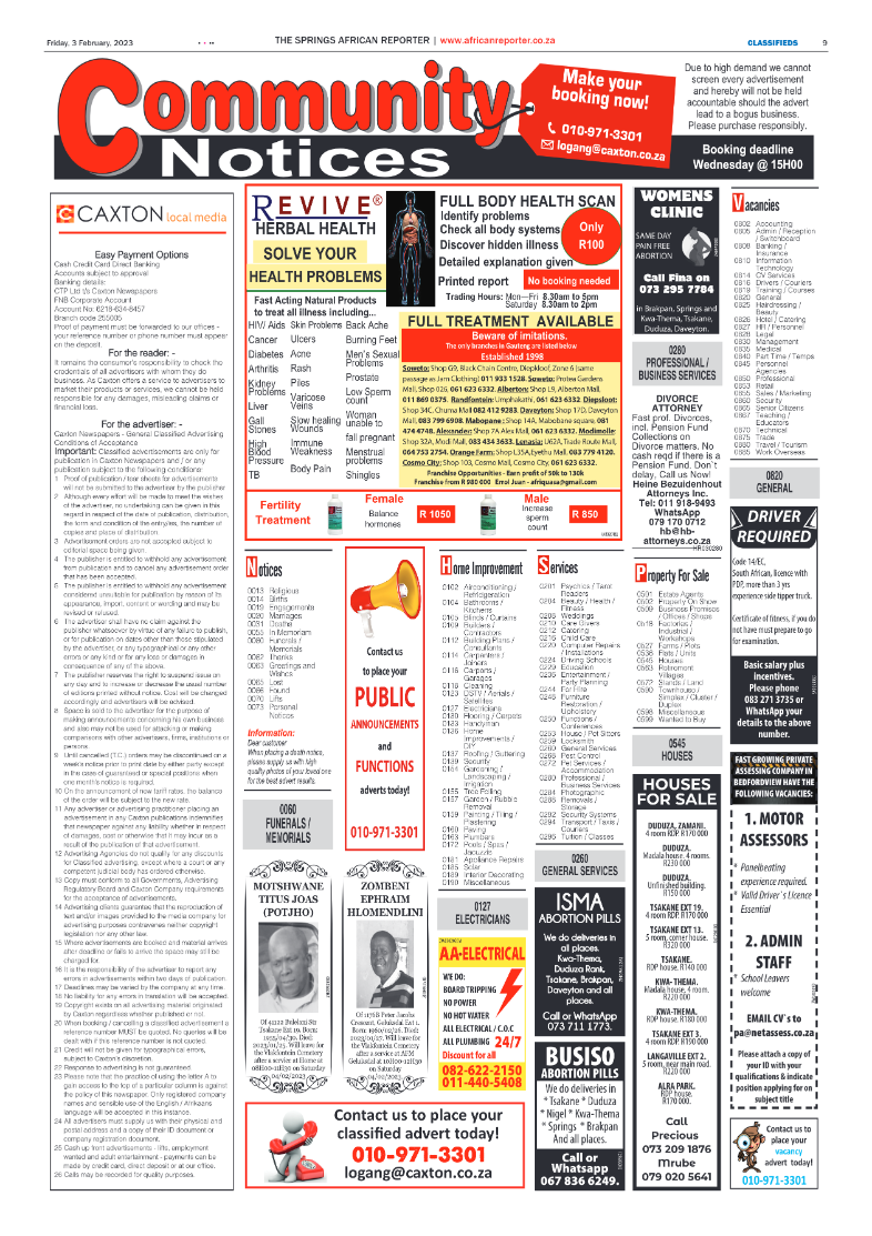 African Reporter 3 February 2023 page 9