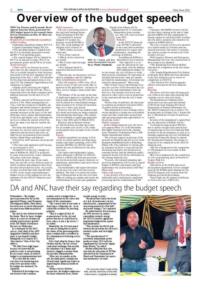 African Reporter 3 June 2022 page 6