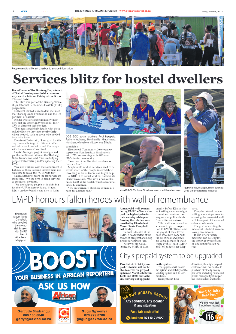 African Reporter 3 March 2023 page 2