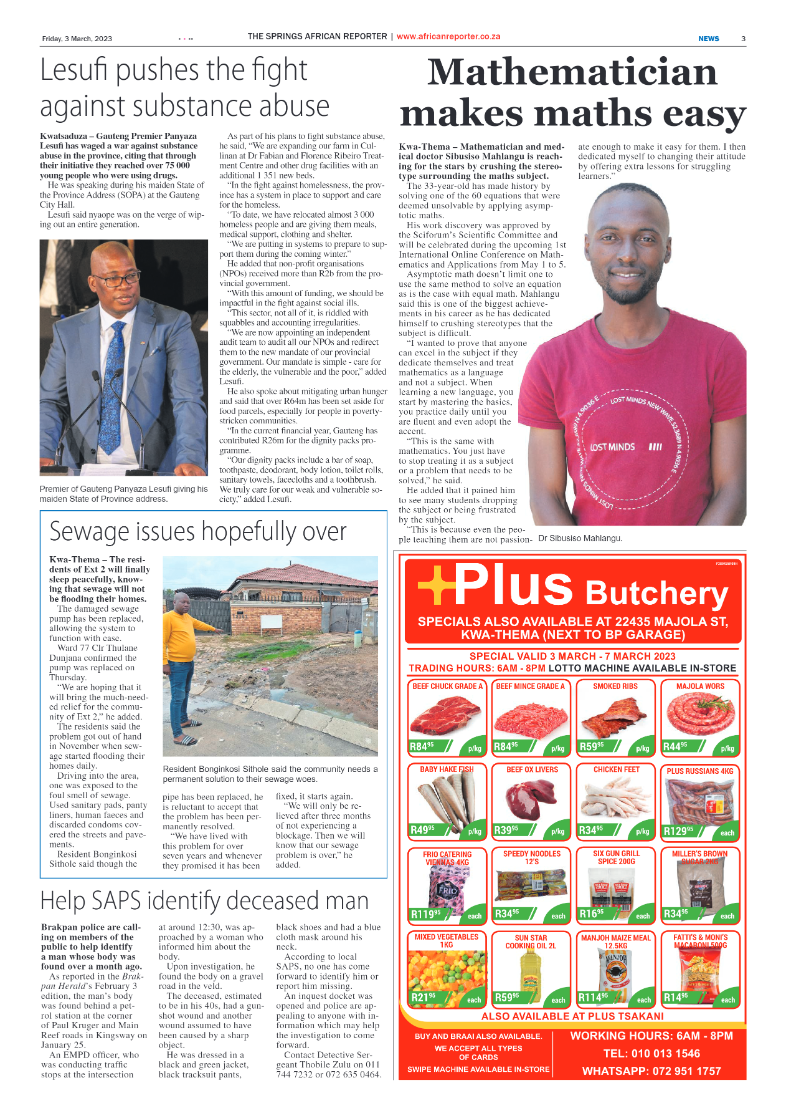 African Reporter 3 March 2023 page 3
