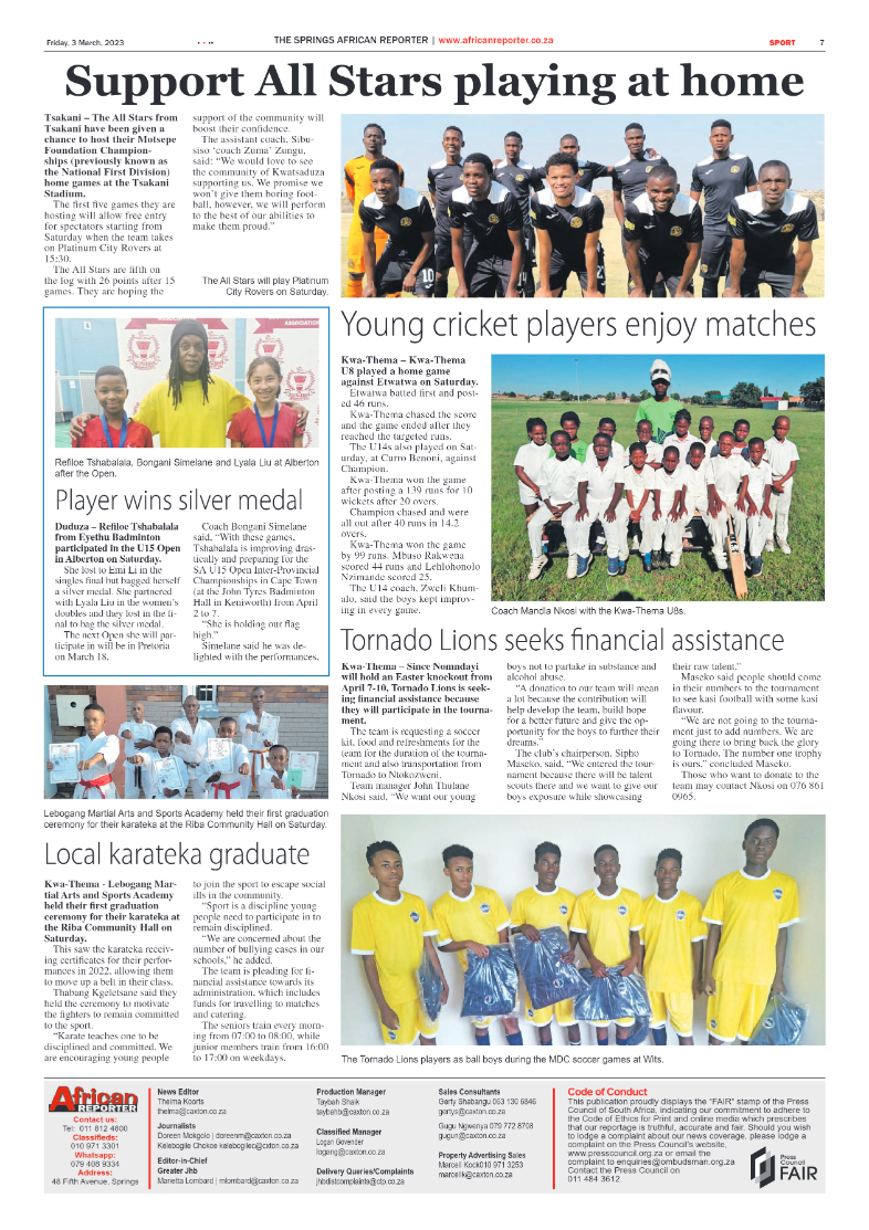African Reporter 3 March 2023 page 7